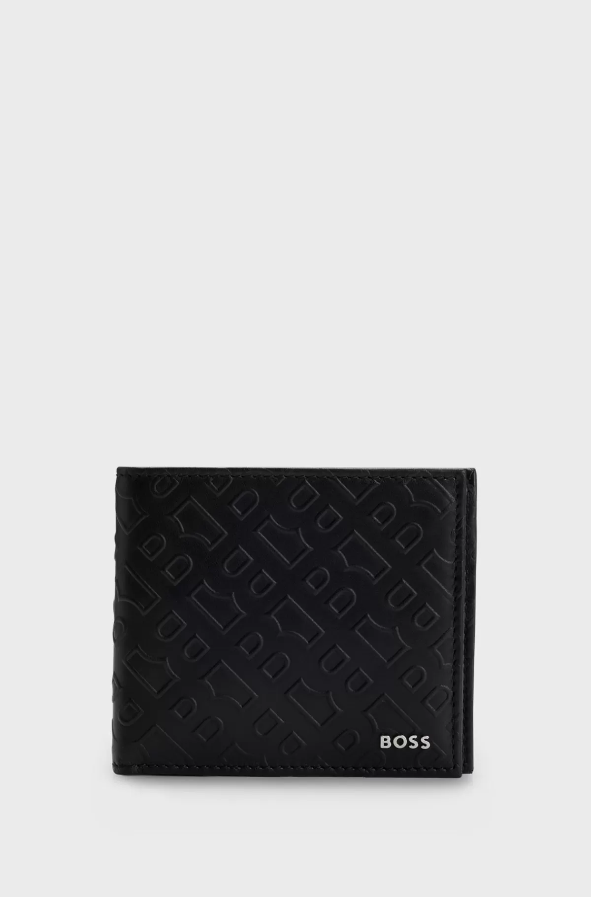 HUGO BOSS Gavesæt Med Pung Og Kortholder I Læder Sort Best Sale