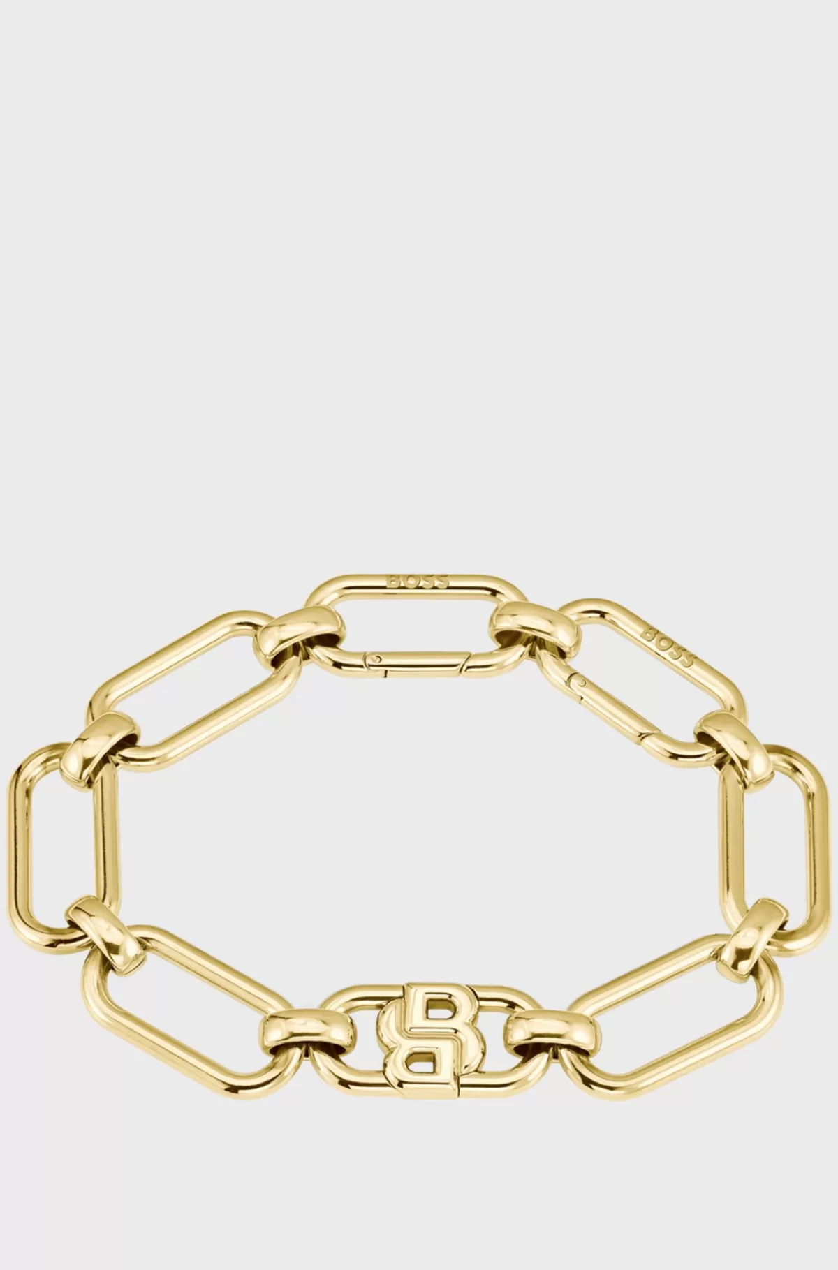 HUGO BOSS Gold-tone Bracelet With Double B Monogram Guld Fashion