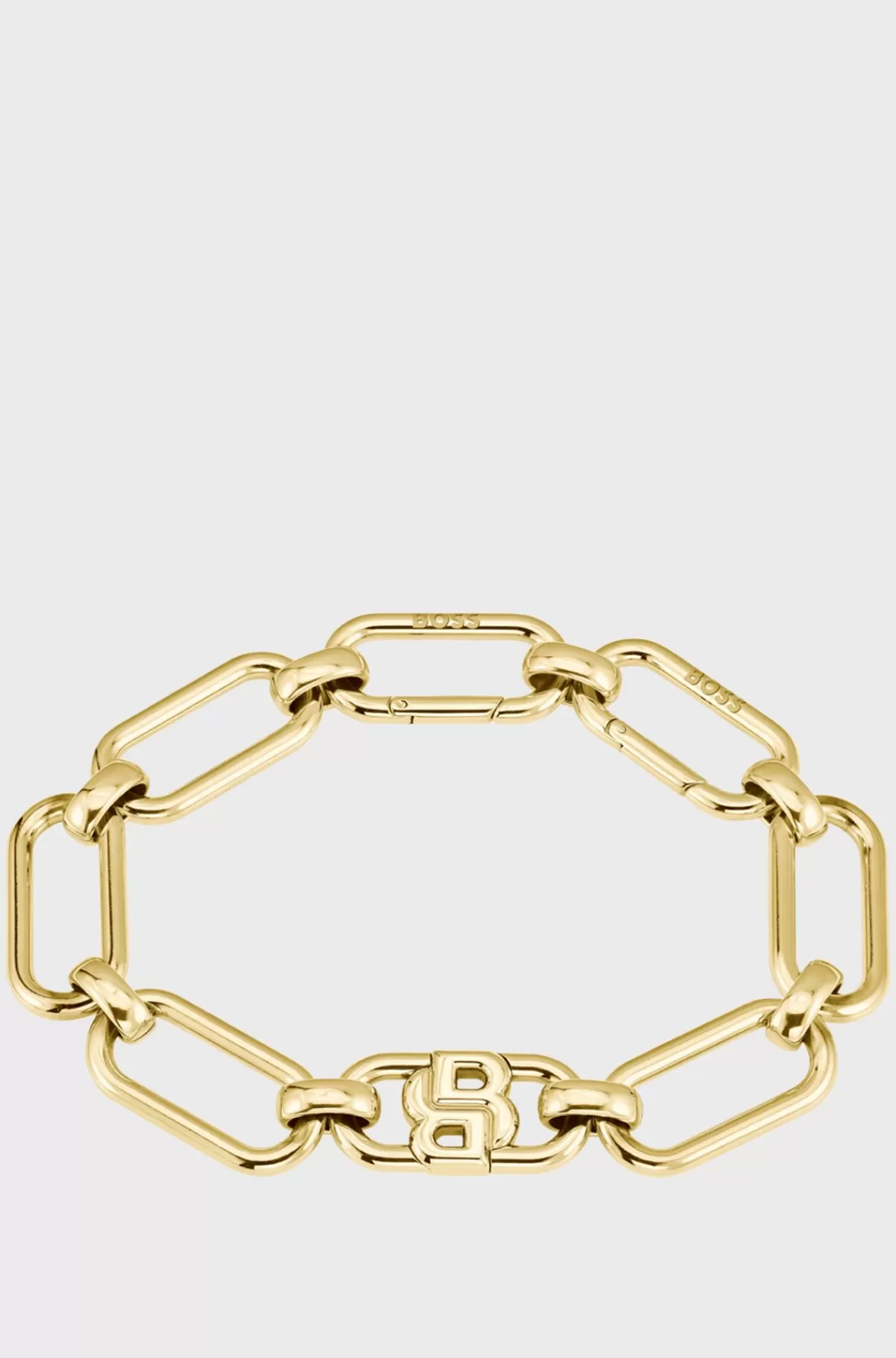 HUGO BOSS Gold-tone Bracelet With Double B Monogram Guld Fashion