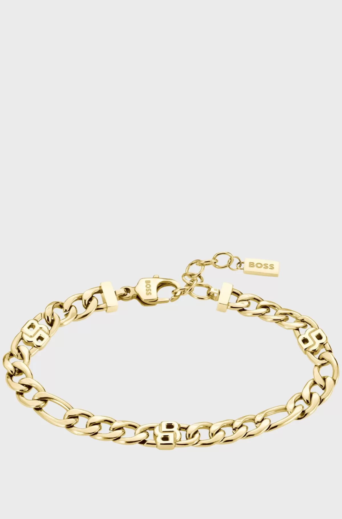 HUGO BOSS Gold-tone Bracelet With Double B Monograms Guld Shop