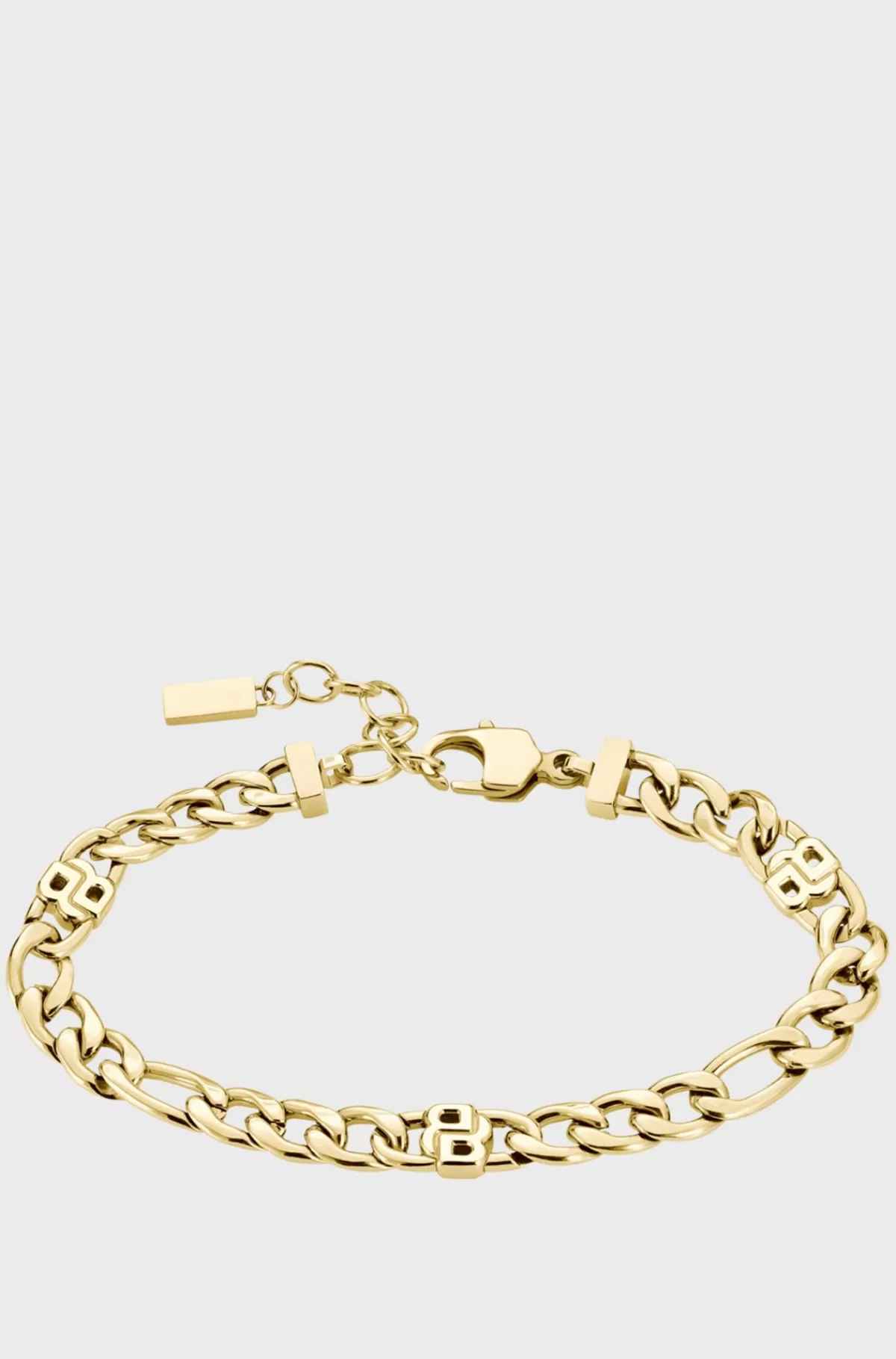 HUGO BOSS Gold-tone Bracelet With Double B Monograms Guld Shop