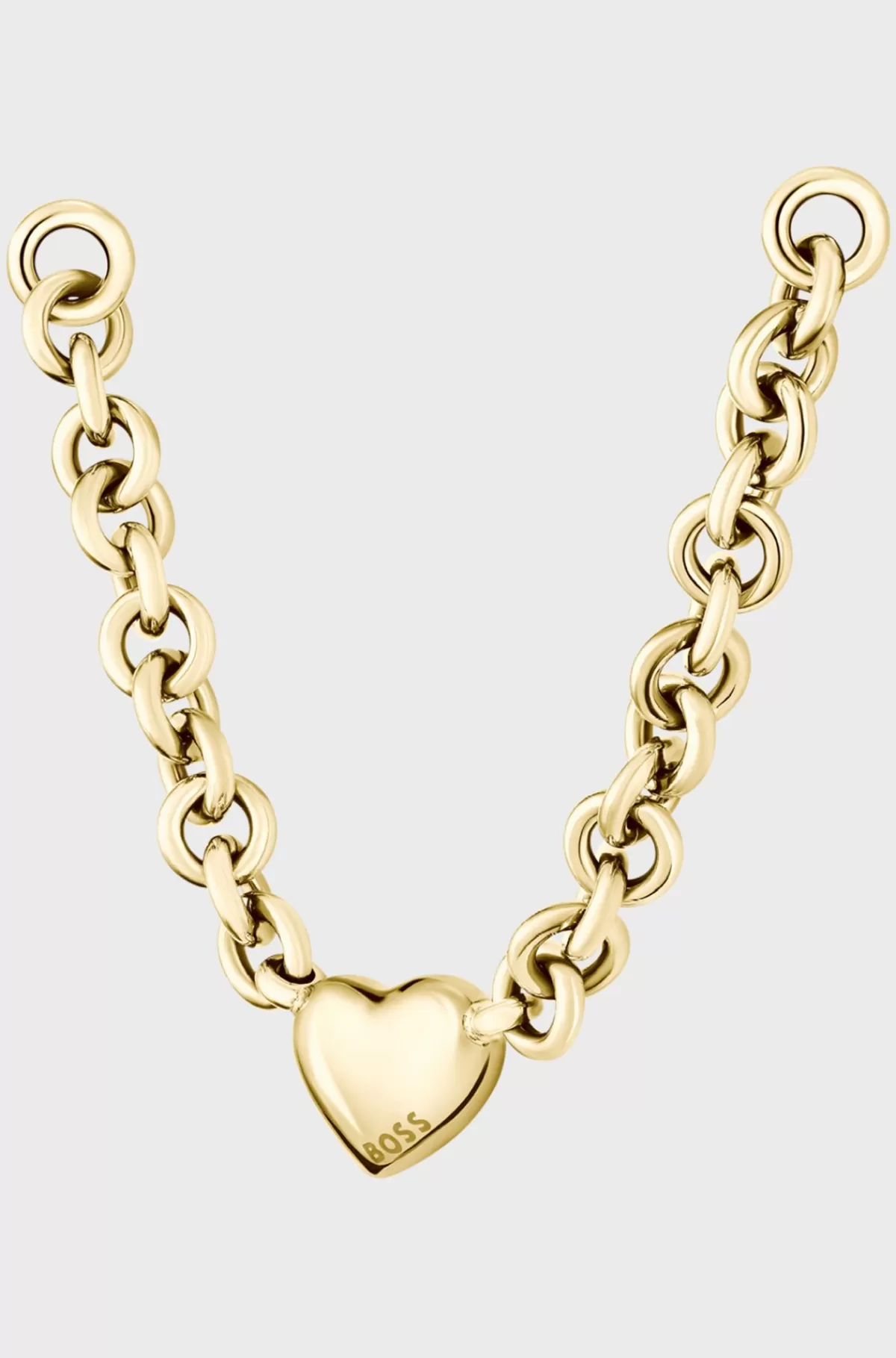 HUGO BOSS Gold-tone Necklace With Heart Charm Guld Fashion