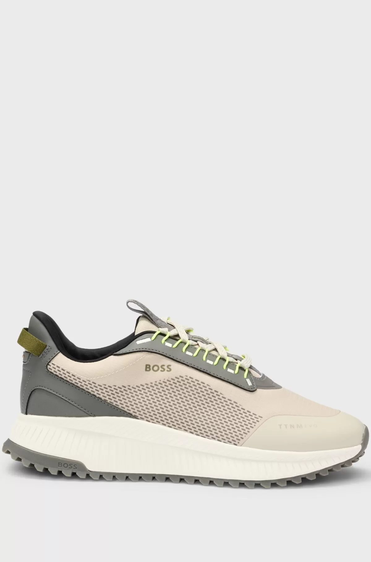 HUGO BOSS GORE-TEX TTNM EVO Sneakers I Blandede Materialer Med Og Rillet Sål Lys beige Hot