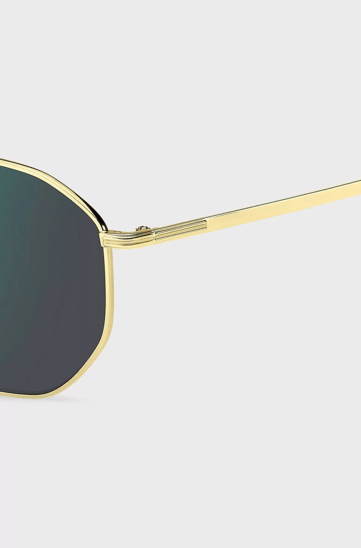 HUGO BOSS farvede Solbriller Med Grønne Glas Guld Fashion