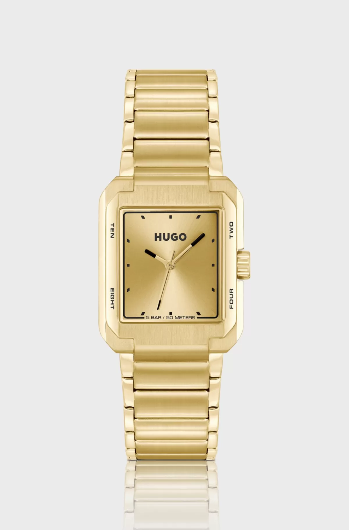 HUGO BOSS farvet Ur Med Lænkerem Guld Flash Sale