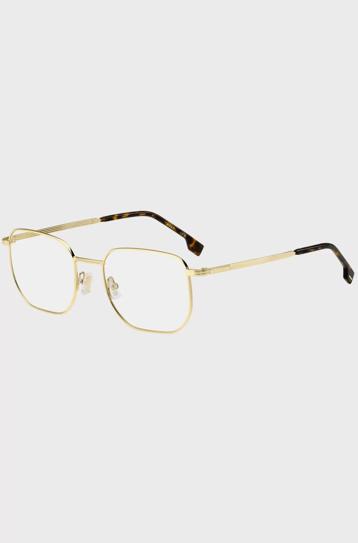 HUGO BOSS Gyldent Brillestel Med Skildpaddemønstrede Spidser Guld Cheap