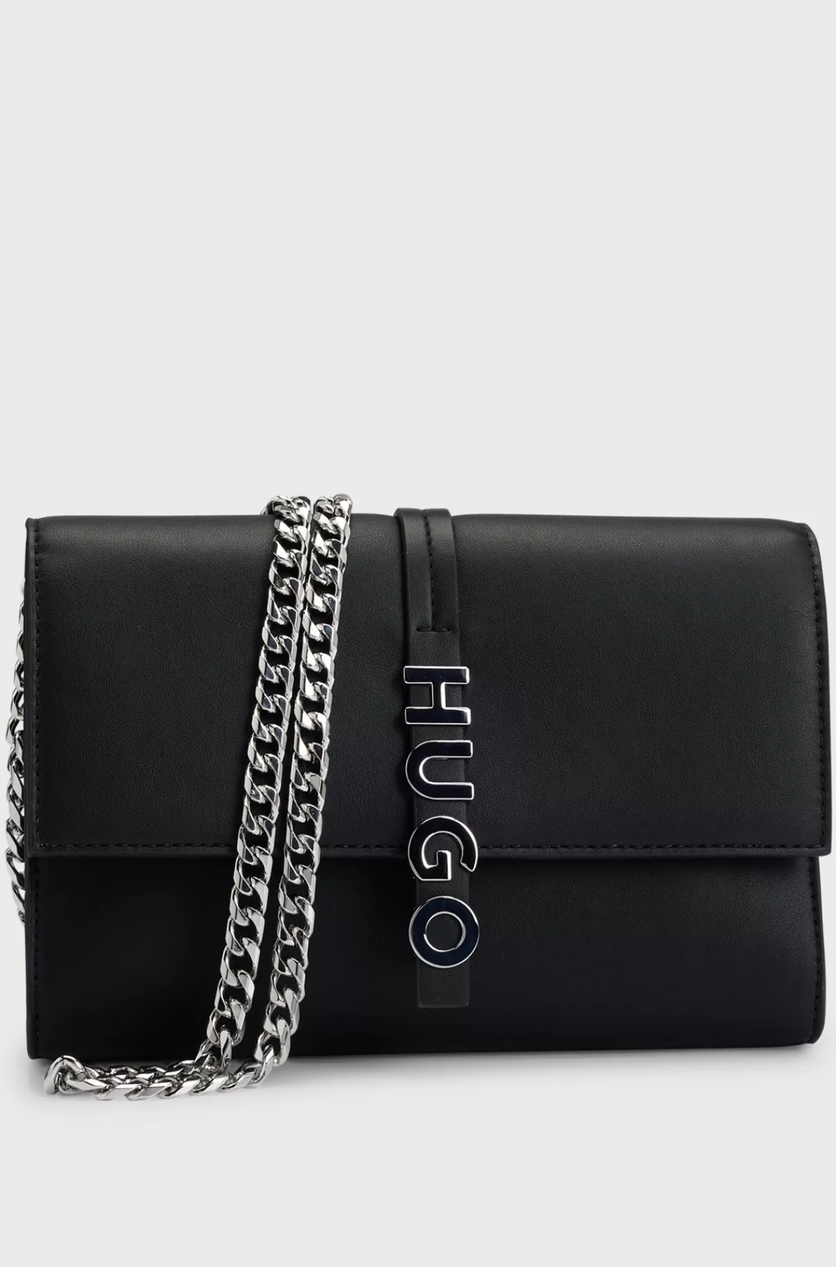 HUGO BOSS Håndtaske I Imiteret Læder Med Logobogstaver Sort Cheap