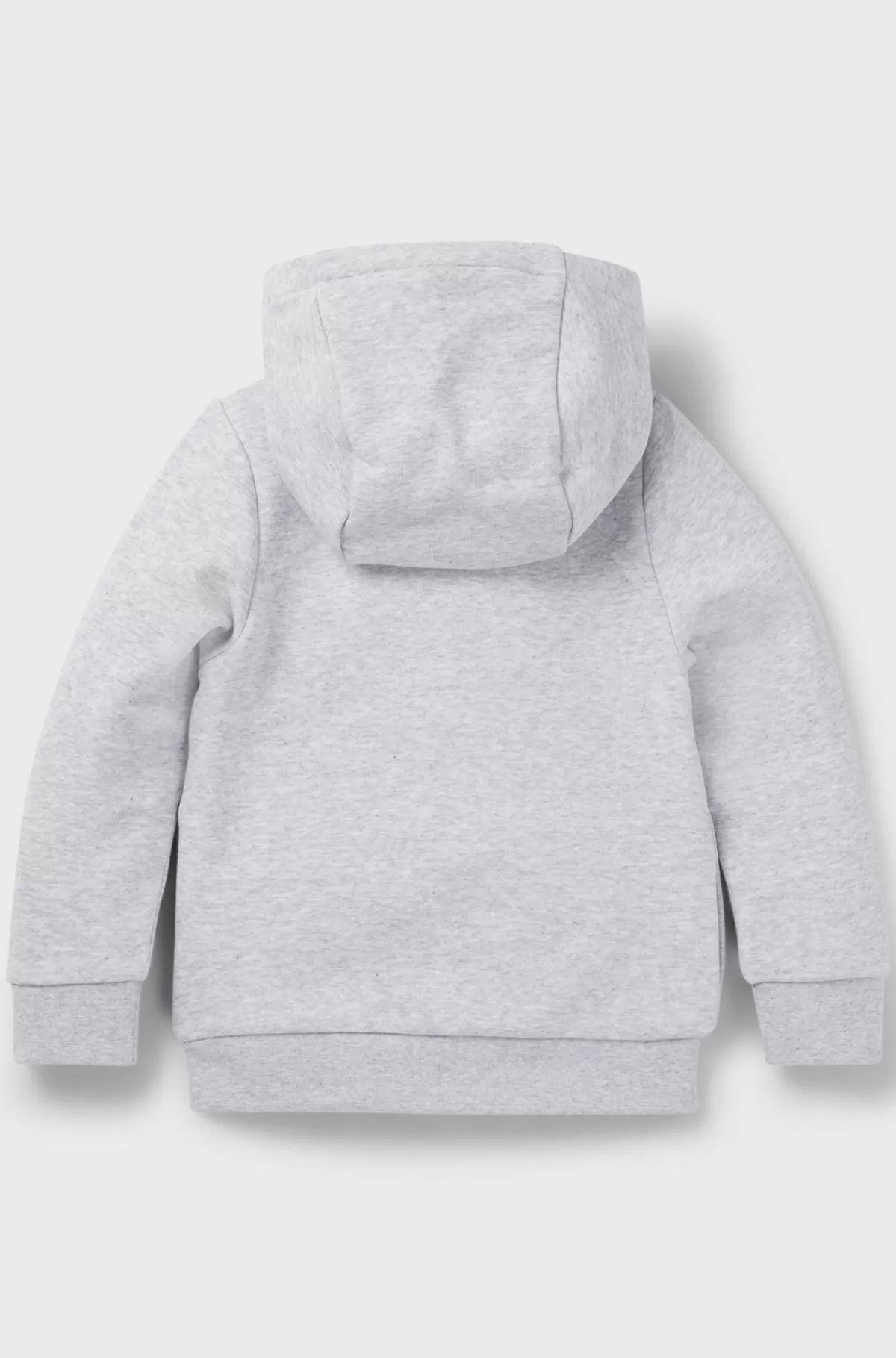 HUGO BOSS Hættetrøje Af Bomuldsblanding Med Lynlås Og Lodret Logo Til Børn Lysegrå Online