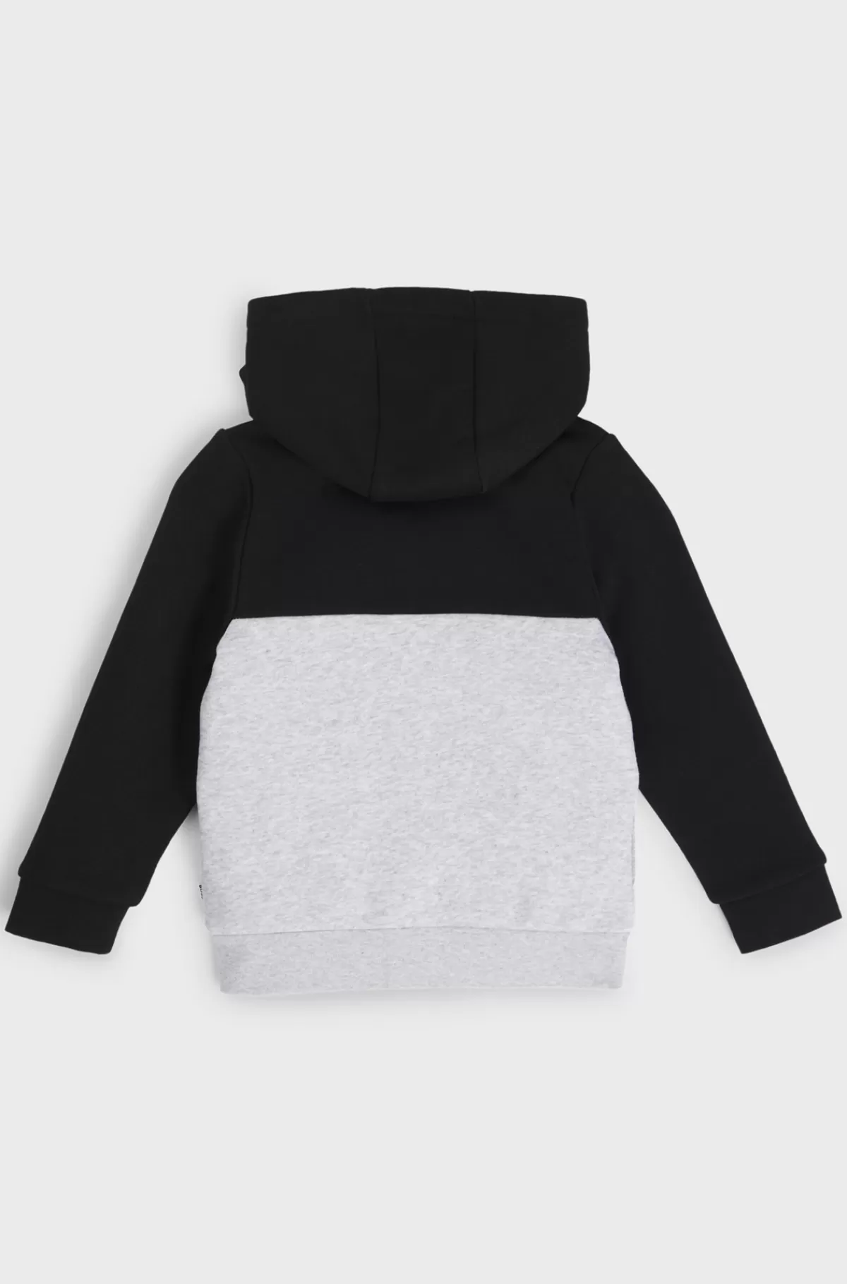 HUGO BOSS Hættetrøje Med Lynlås Til Børn Med Colour Blocking Og Logo Grå Hot