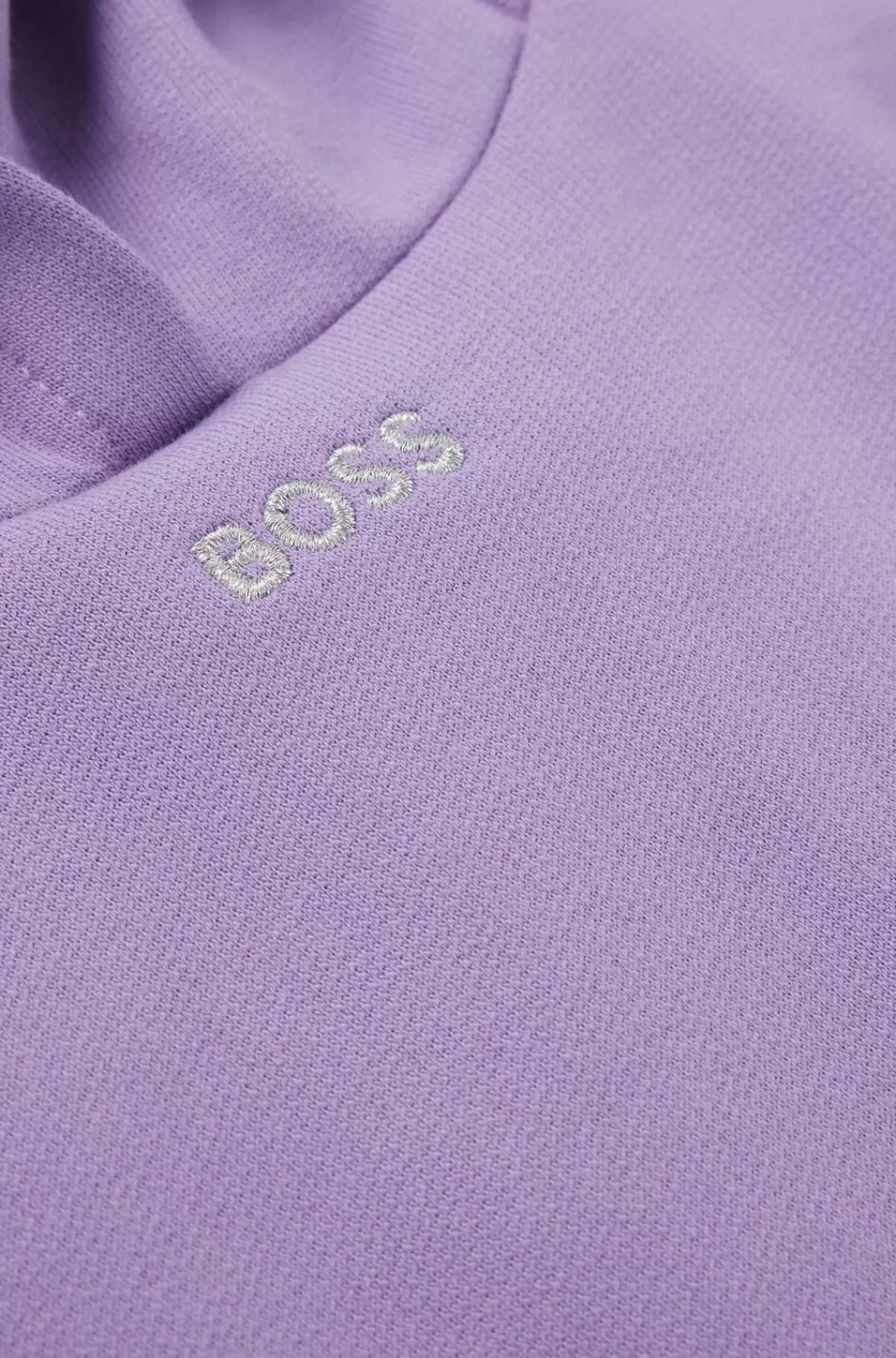 HUGO BOSS Hættetrøje Til Børn Med Oversize Fit Og Broderet Logo Lilla Shop