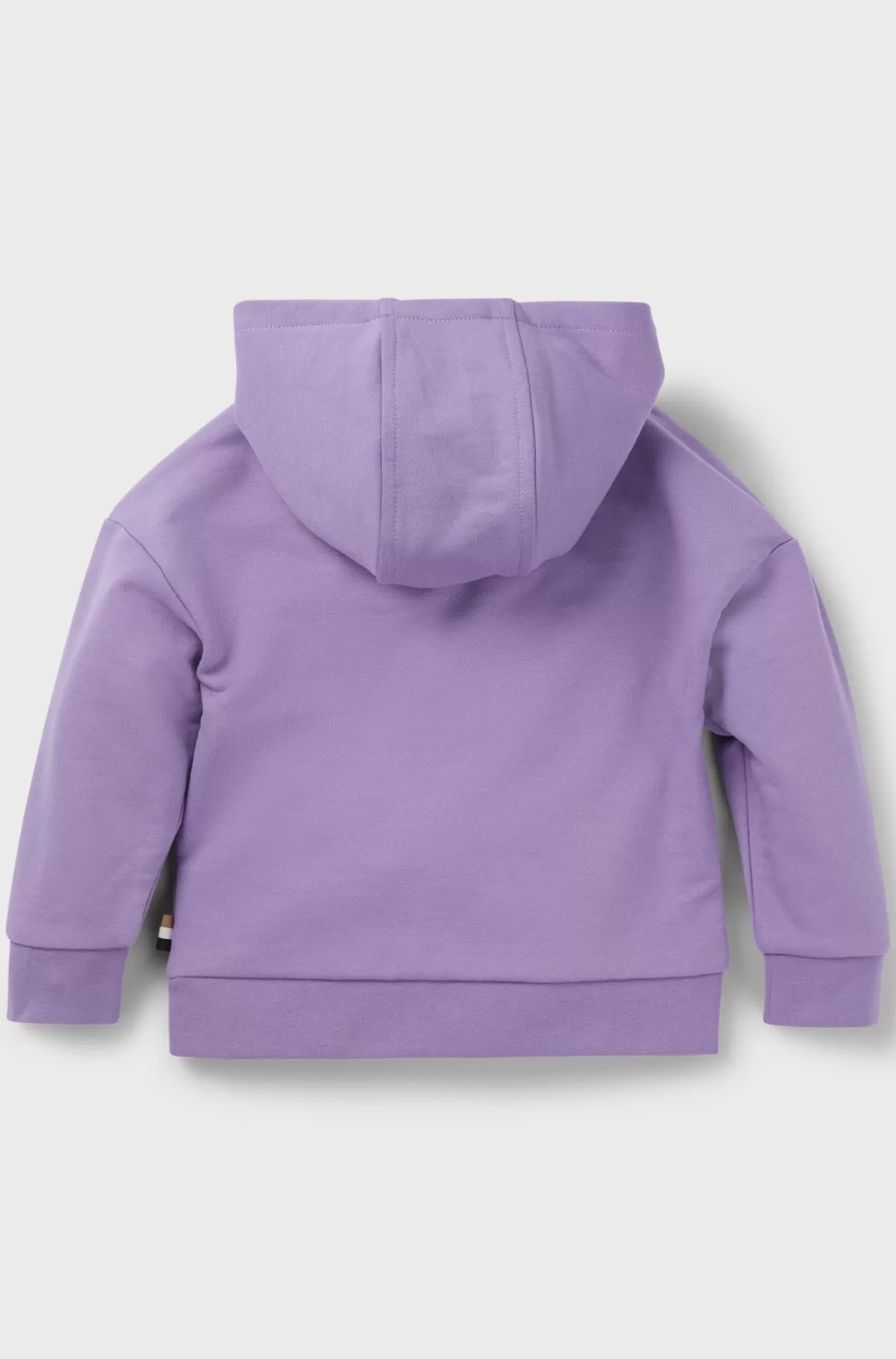 HUGO BOSS Hættetrøje Til Børn Med Oversize Fit Og Broderet Logo Lilla Shop