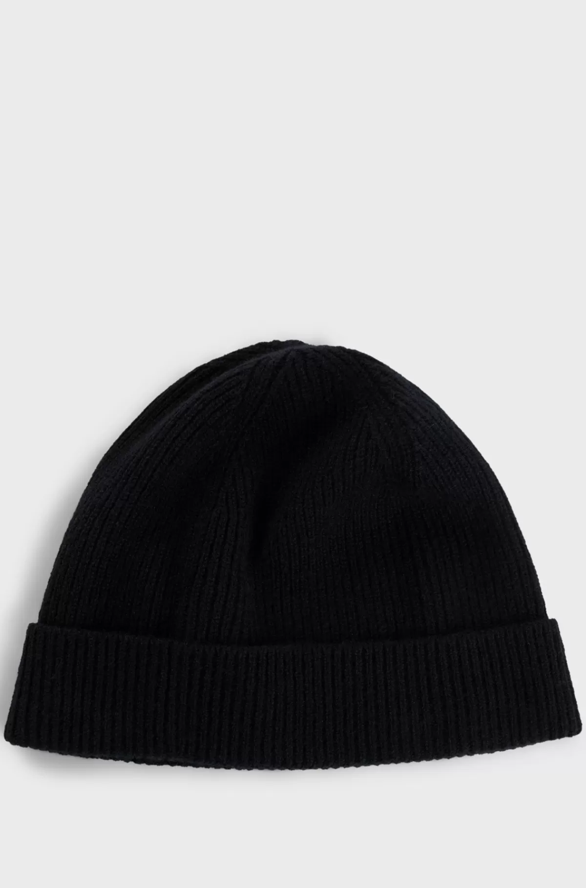 HUGO BOSS Hue Af Kashmir Med Logoplade Sort Discount