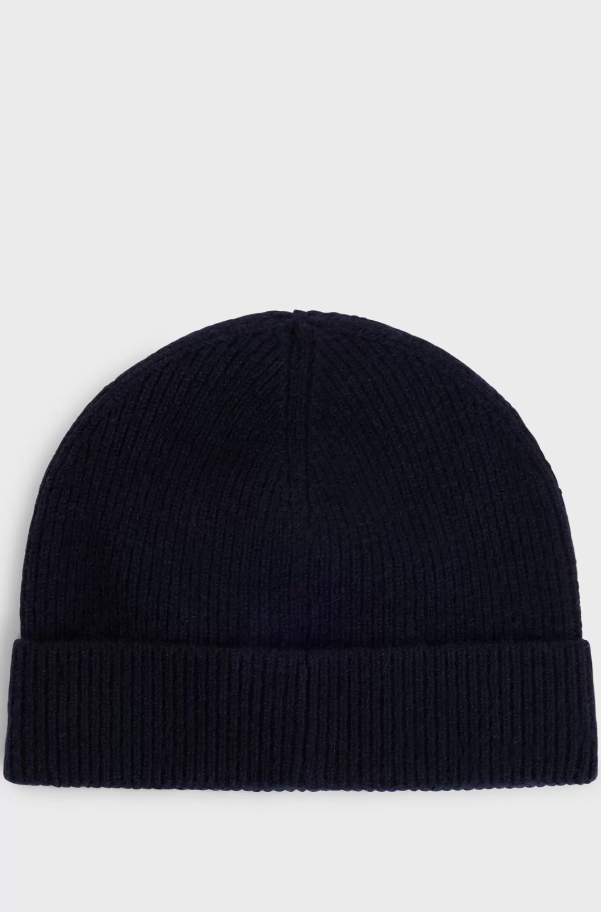 HUGO BOSS Hue Af Kashmir Med Logoplade Mørkeblå Flash Sale