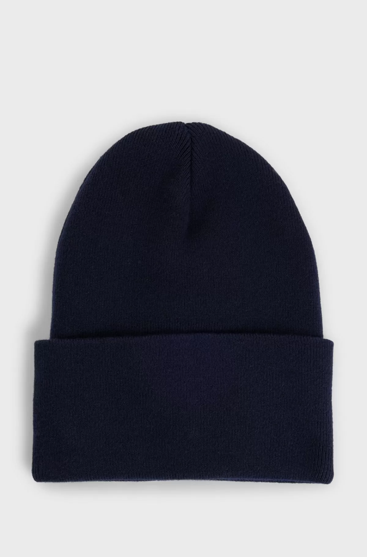 HUGO BOSS Hue I Bomuld Med Logomærkat Mørkeblå Clearance
