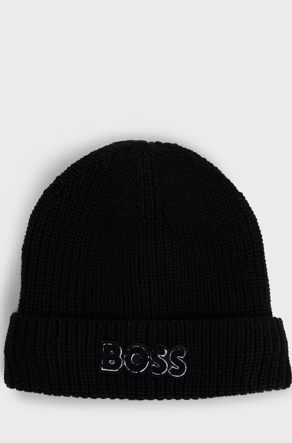 HUGO BOSS Hue Til Børn Med Logo Og For Af Imiteret Pels Sort New