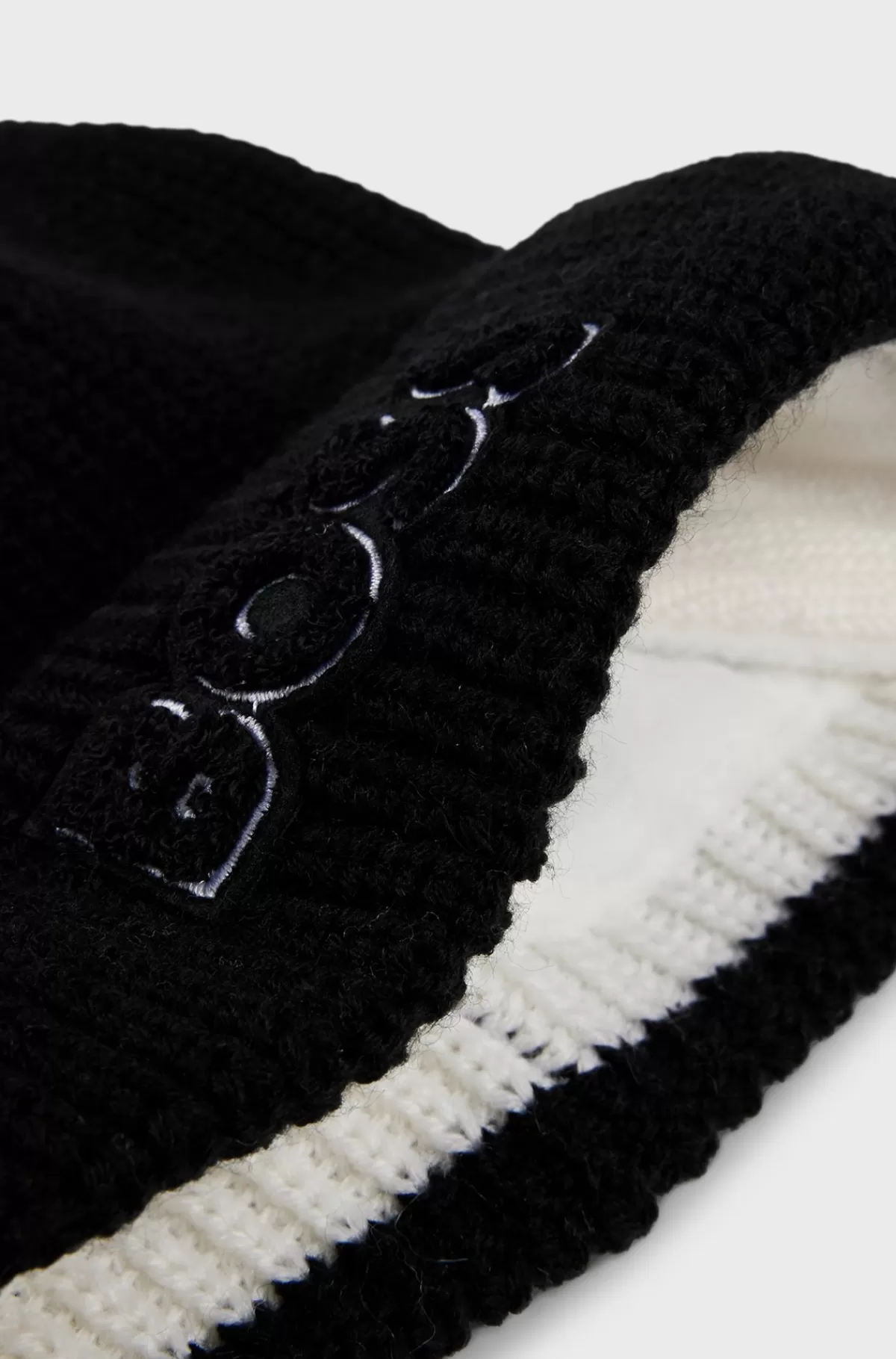 HUGO BOSS Hue Til Børn Med Logo Og For Af Imiteret Pels Sort New