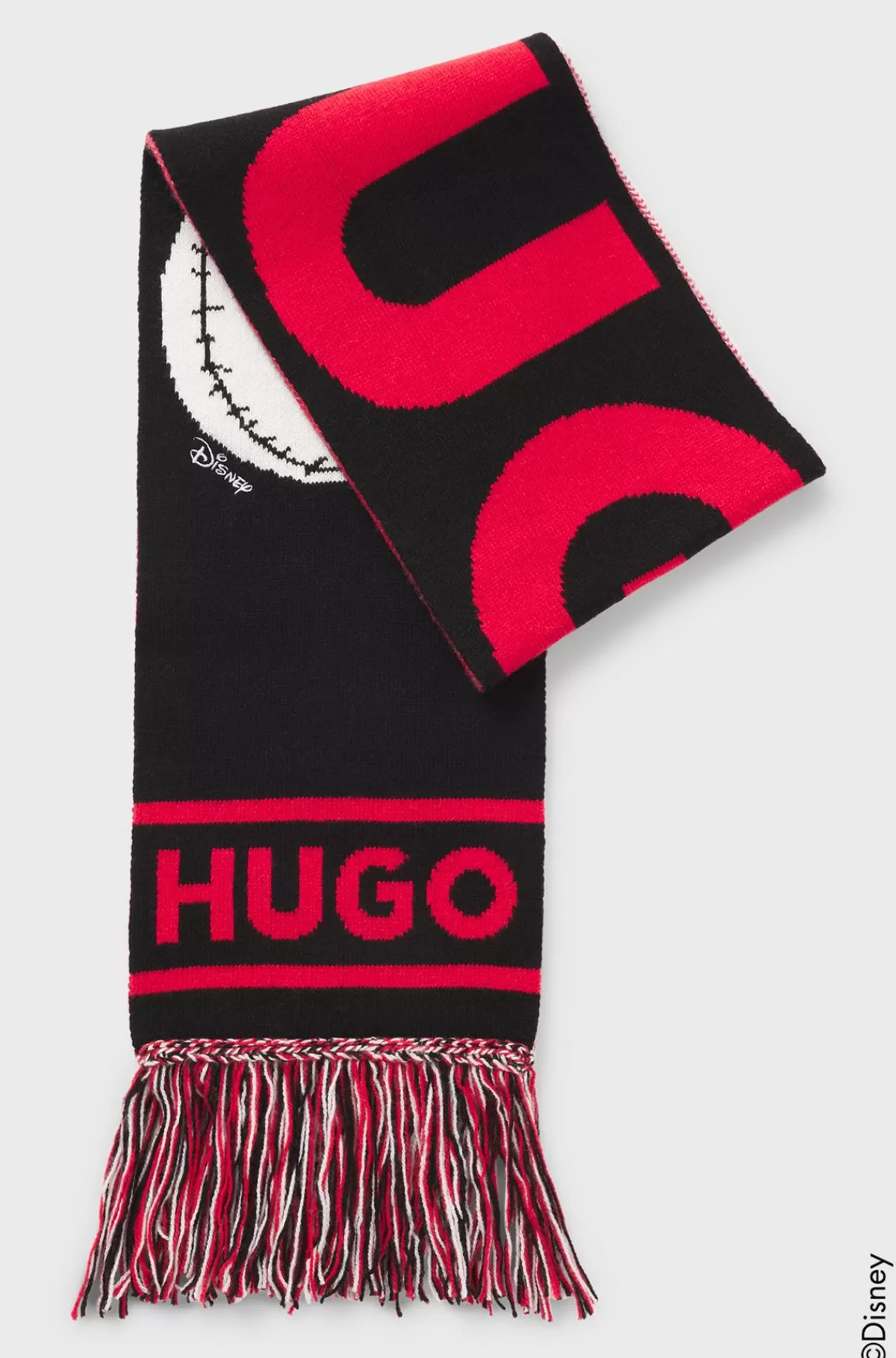 HUGO BOSS HUGO X Disneys The Nightmare Before Christmas-halstørklæde Med Logo Sort Online