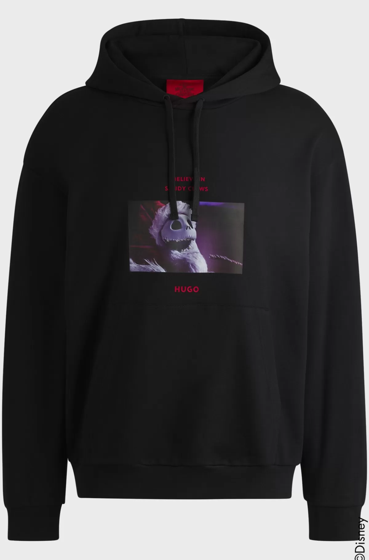 HUGO BOSS HUGO X Disneys The Nightmare Before Christmas-hættetrøje Med Relaxed Fit Sort Discount