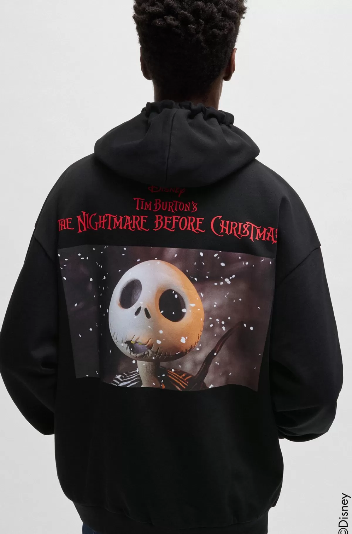 HUGO BOSS HUGO X Disneys The Nightmare Before Christmas-hættetrøje Med Relaxed Fit Sort Discount