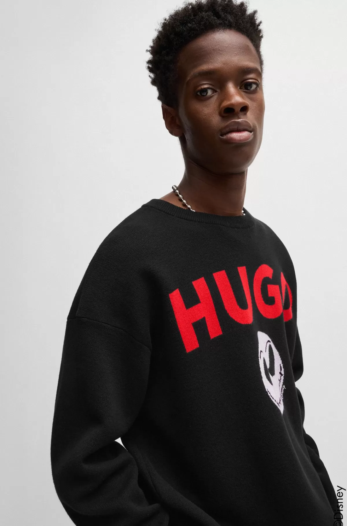 HUGO BOSS HUGO X Disneys The Nightmare Before Christmas-sweater Med Logo Sort New