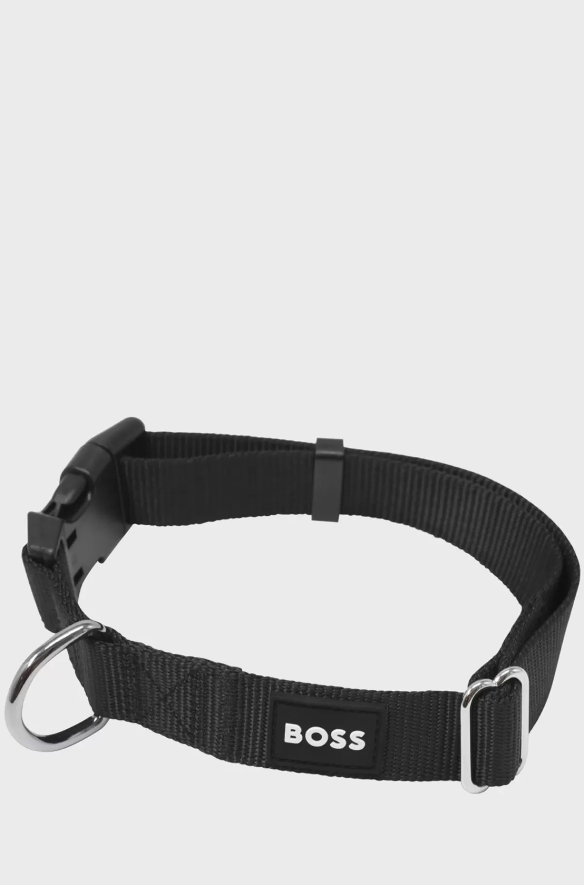 HUGO BOSS Hundehalsbånd Med Logomærke I Silikone Sort Hot