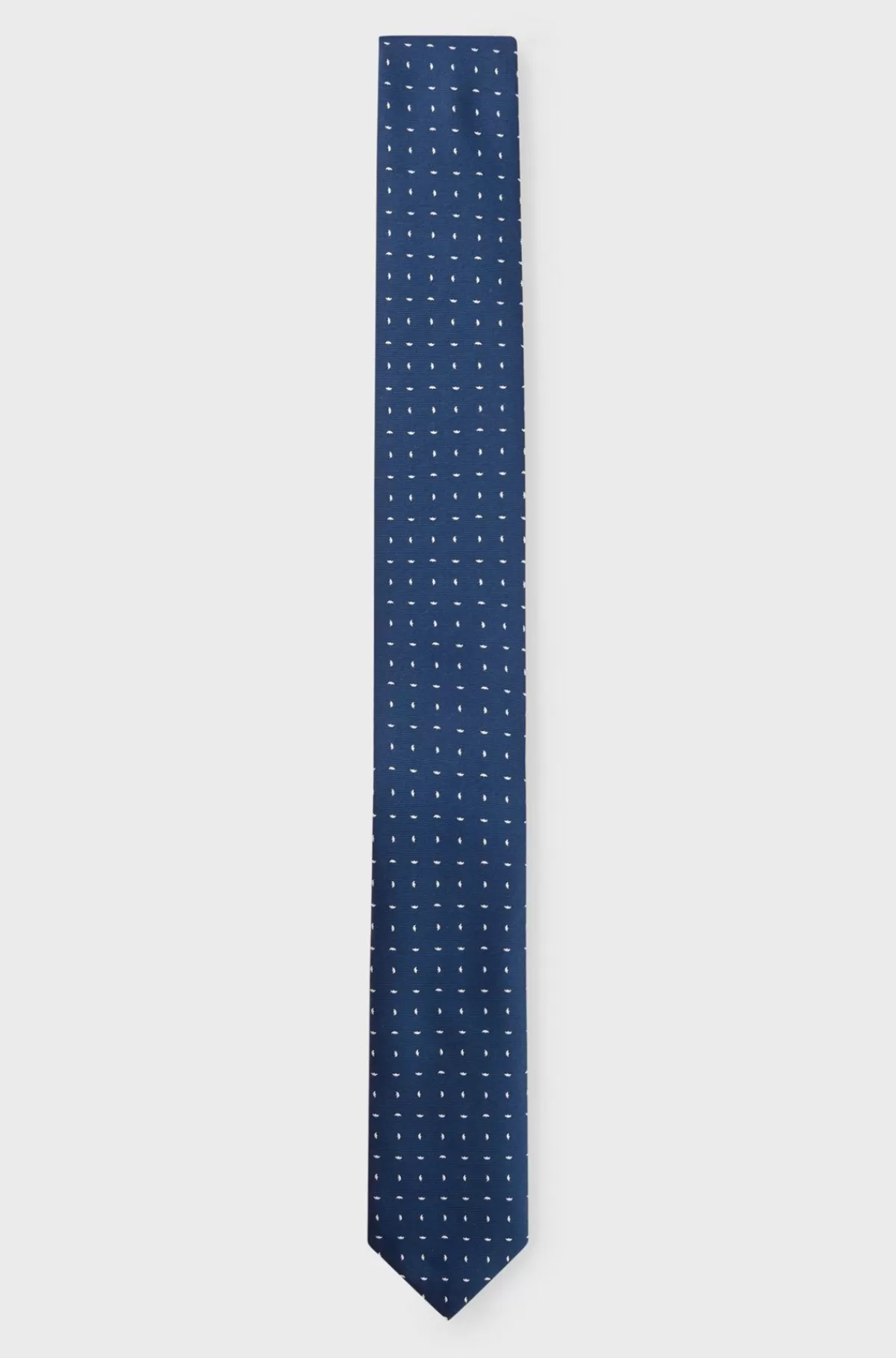 HUGO BOSS Italiensk Fremstillet Slips Med Rejsepose Mørkeblå Fashion