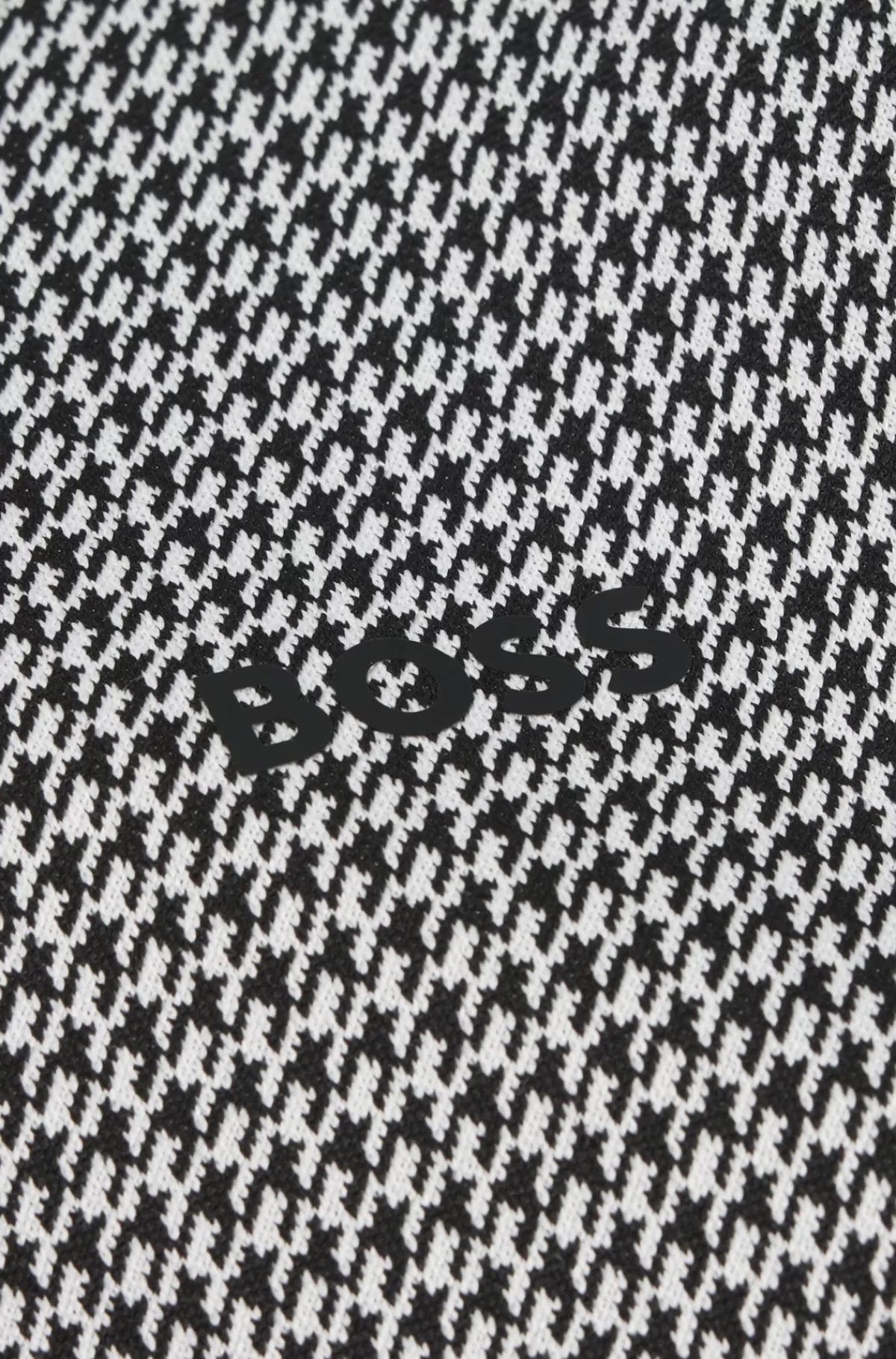 HUGO BOSS Jakke Til Børn I Hanefjedsternet Mønster Med Lynlås Og Logo Mønstret Cheap