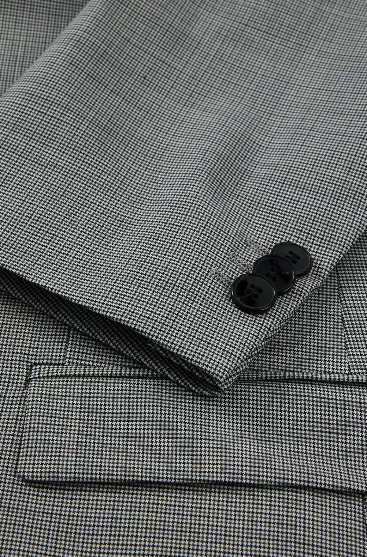 HUGO BOSS Jakkesæt Med Extra Slim Fit I Performance-stof Med Stræk Og Hanefjedsmønster Lysegrå Fashion