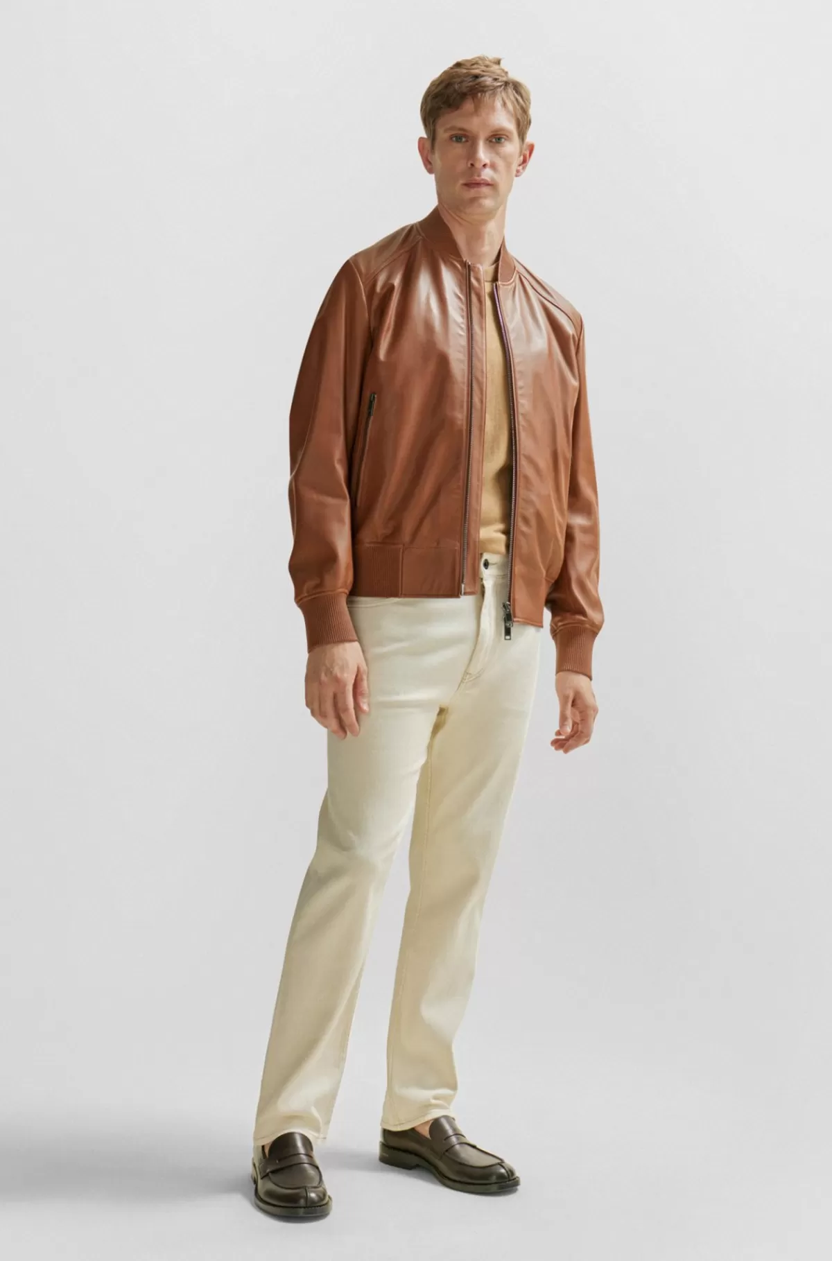 HUGO BOSS Jeans I Regular Fit I Luksuriøs Og Behagelig Ecrufarvet Denim Lys beige Best Sale
