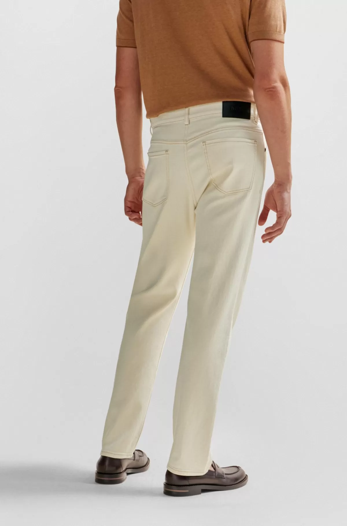 HUGO BOSS Jeans I Regular Fit I Luksuriøs Og Behagelig Ecrufarvet Denim Lys beige Best Sale