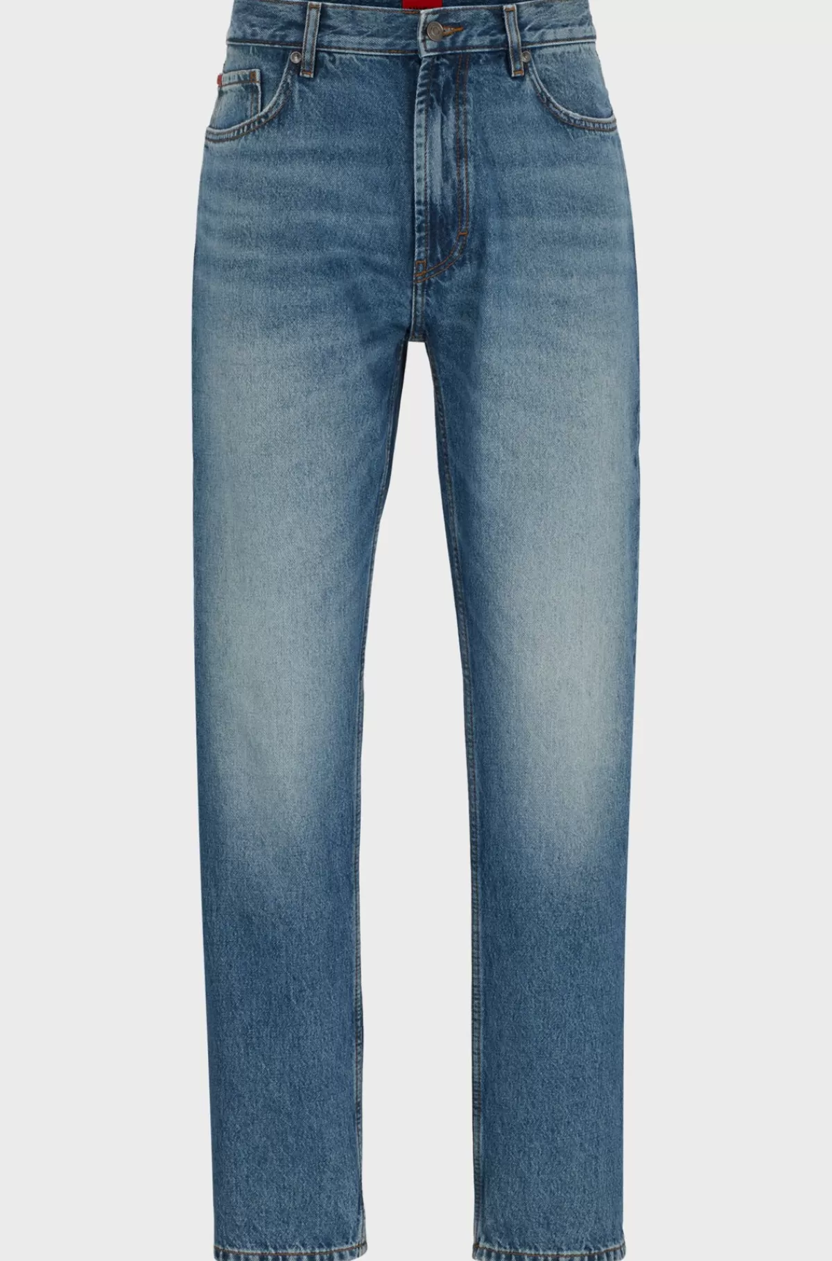 HUGO BOSS Jeans Med Almindelig Talje Og Regular Fit I Denim Blå Cheap