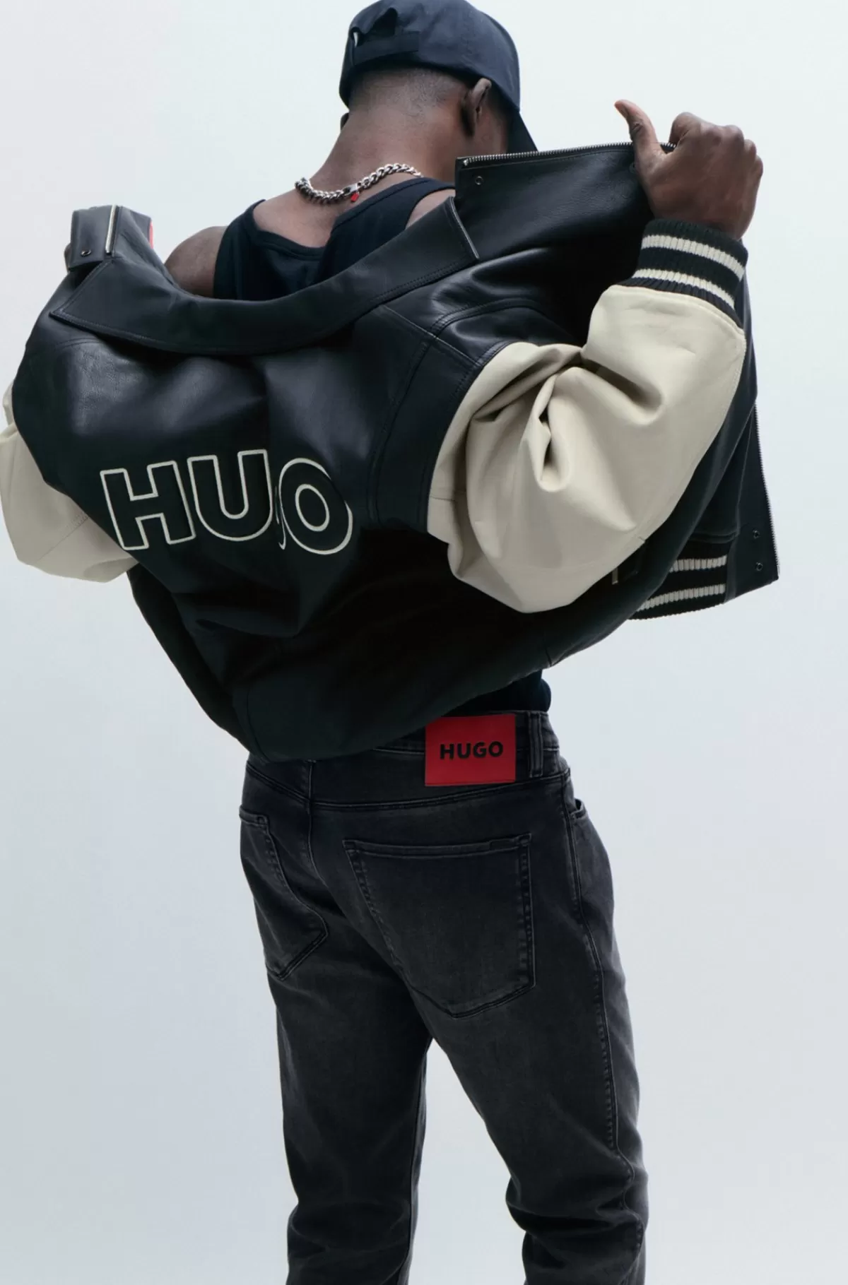 HUGO BOSS Jeans Med Ekstra Slank Pasform I Denim Med Behageligt Stræk Mørkegrå Hot