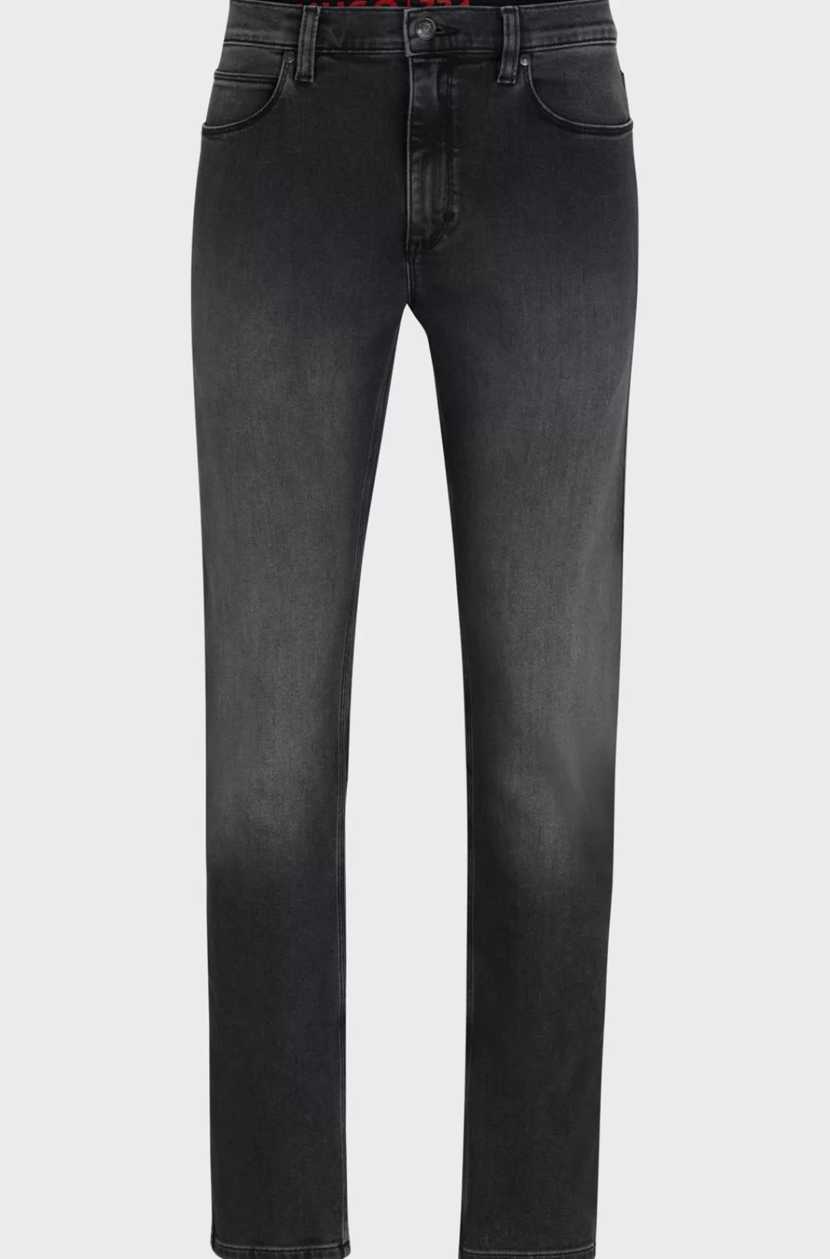 HUGO BOSS Jeans Med Ekstra Slank Pasform I Denim Med Behageligt Stræk Mørkegrå Hot