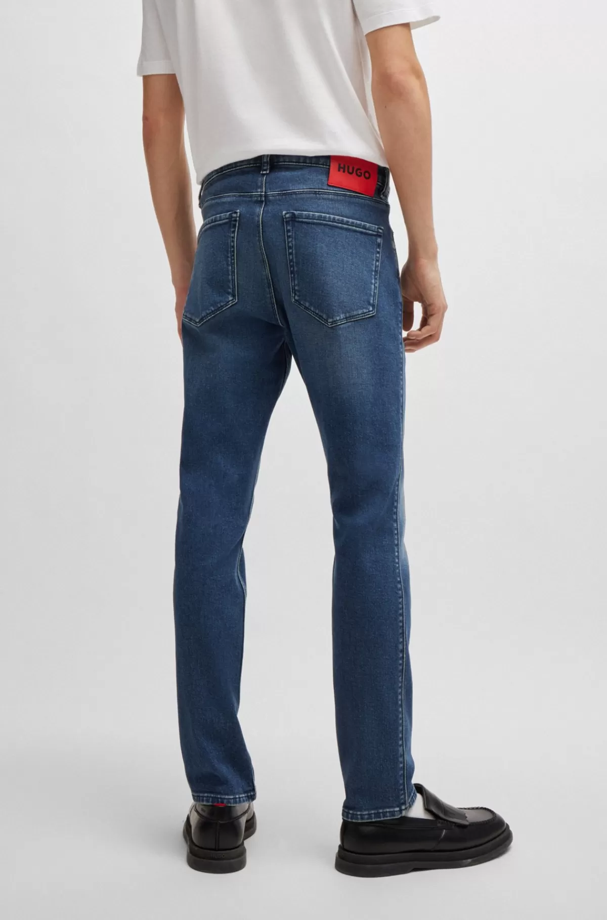 HUGO BOSS Jeans Med Extra Slim Fit I Denim Med Stræk Blå Best Sale