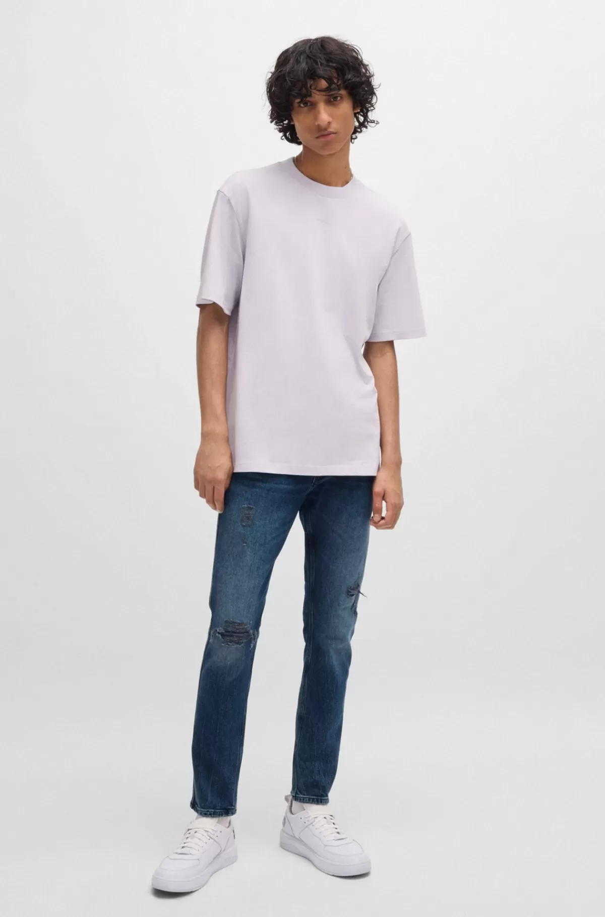 HUGO BOSS Jeans Med Extra Slim Fit I Denim Med Stræk Mørkeblå Best