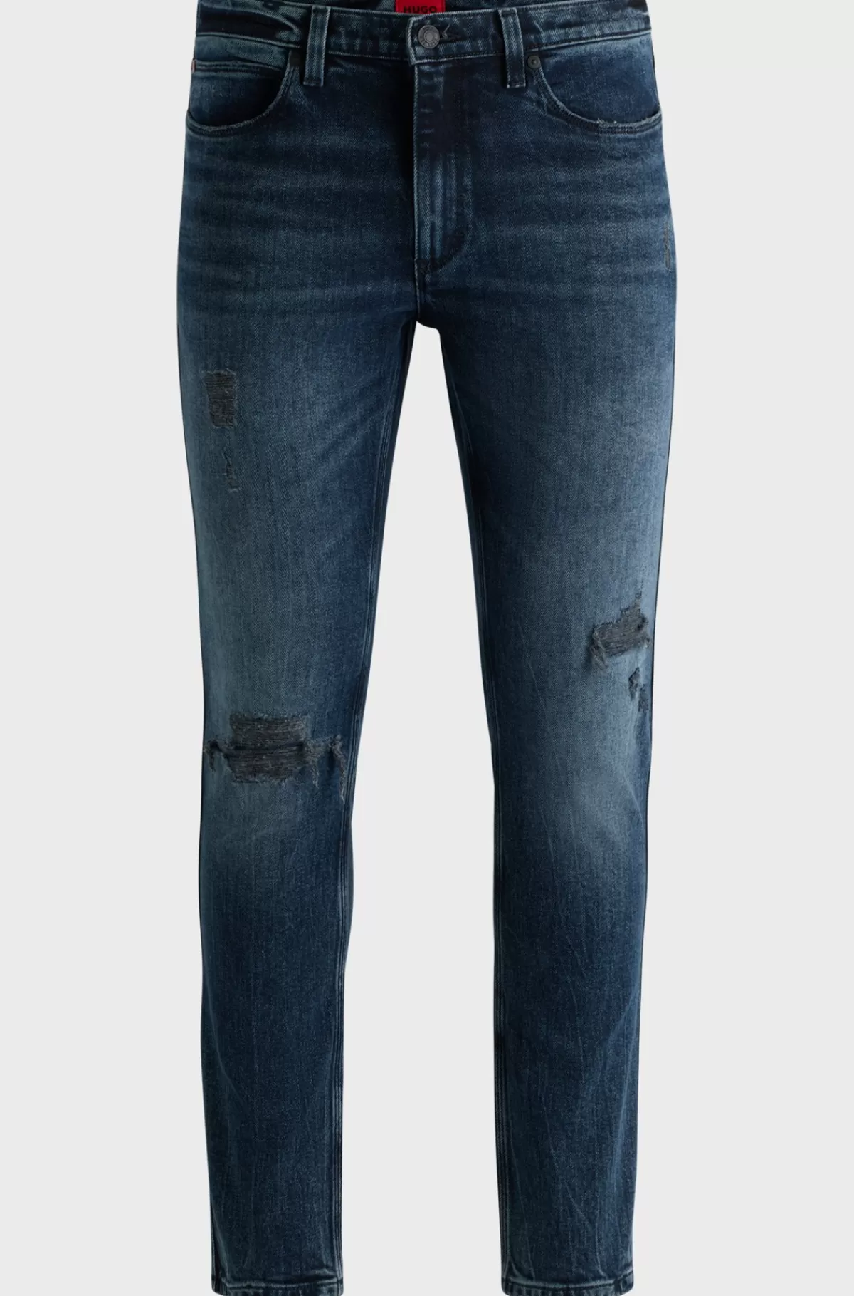 HUGO BOSS Jeans Med Extra Slim Fit I Denim Med Stræk Mørkeblå Best