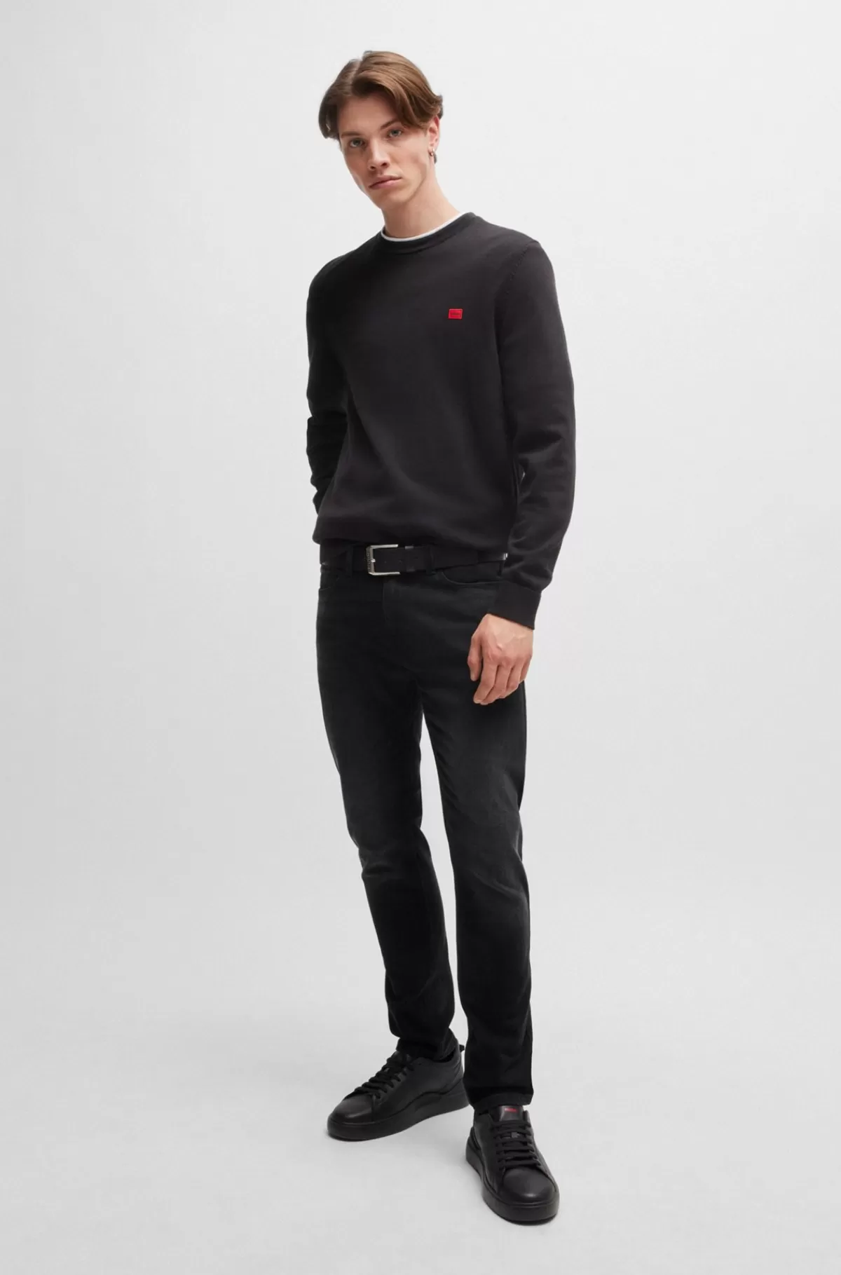 HUGO BOSS Jeans Med Extra Slim Fit I Denim Med Stræk Sort Online
