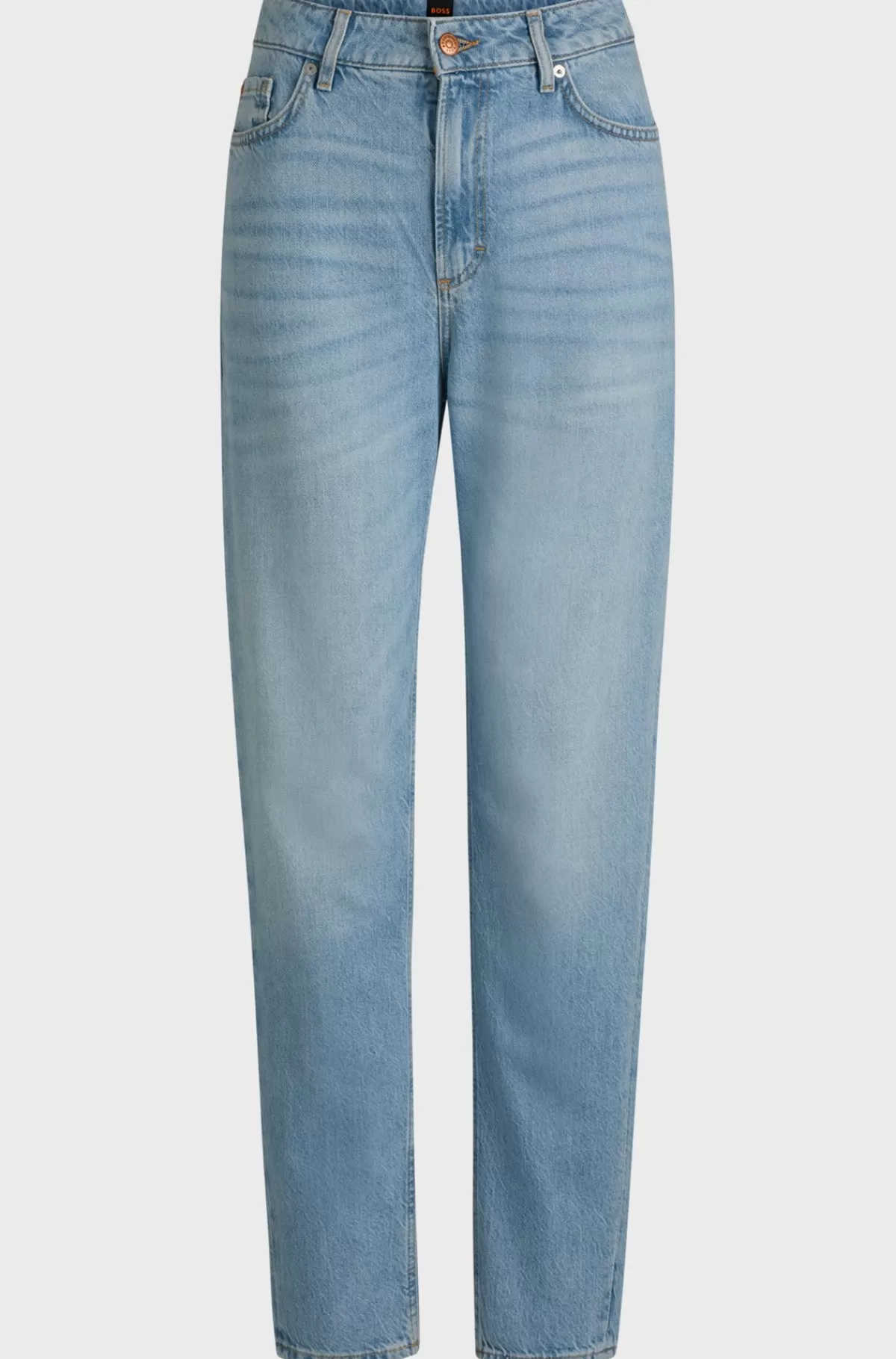 HUGO BOSS Jeans Med Regular Fit I Lyse Denim Blå New