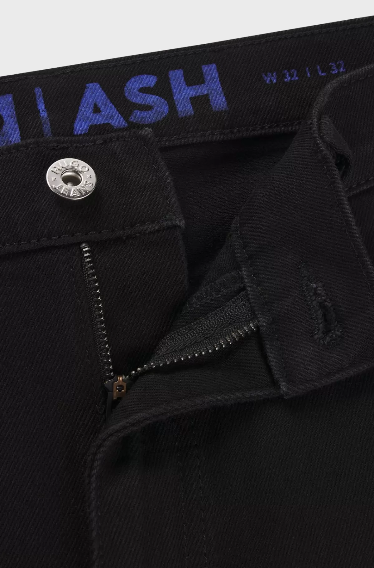 HUGO BOSS Jeans Med Slim Fit I Denim Med Stræk Sort Hot