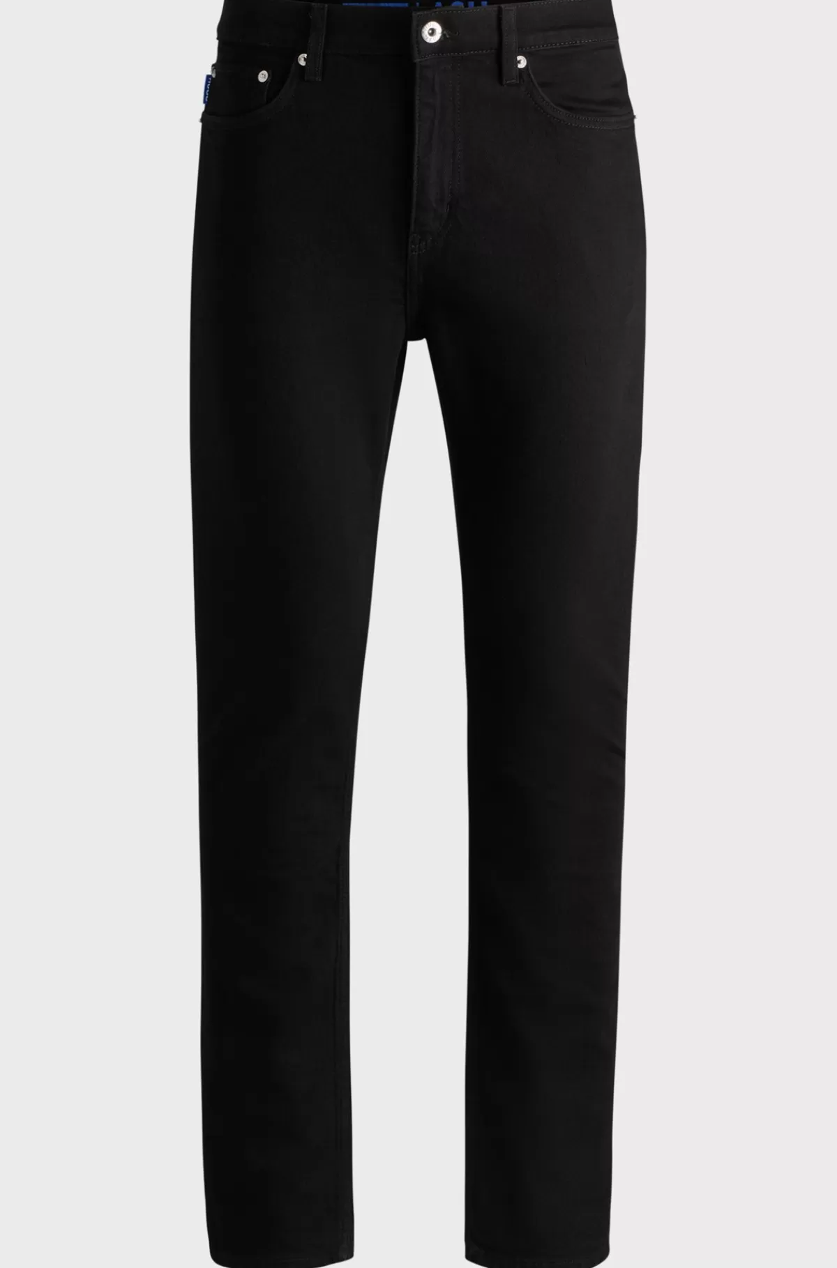 HUGO BOSS Jeans Med Slim Fit I Denim Med Stræk Sort Hot