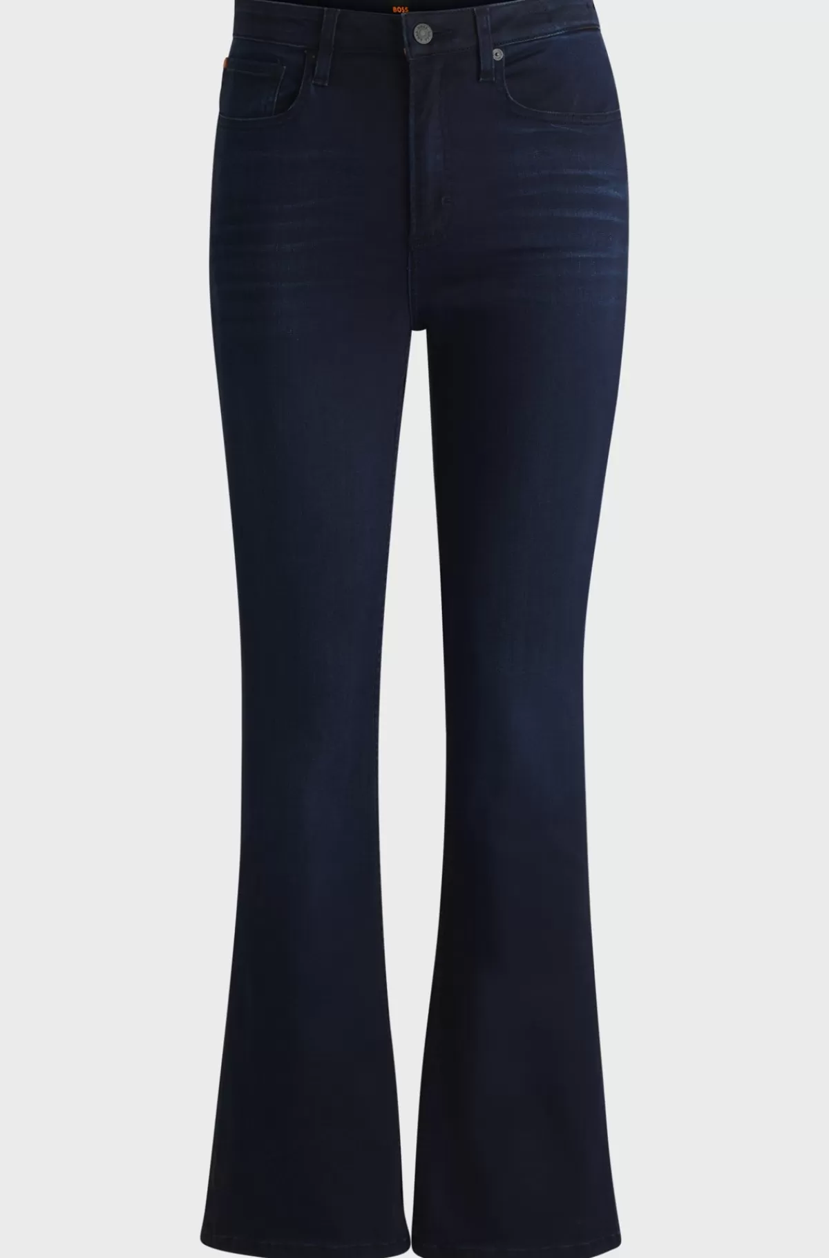 HUGO BOSS Jeans Med Slim Fit Og Svaj I Blå Denim Med Stræk Mørkeblå Clearance