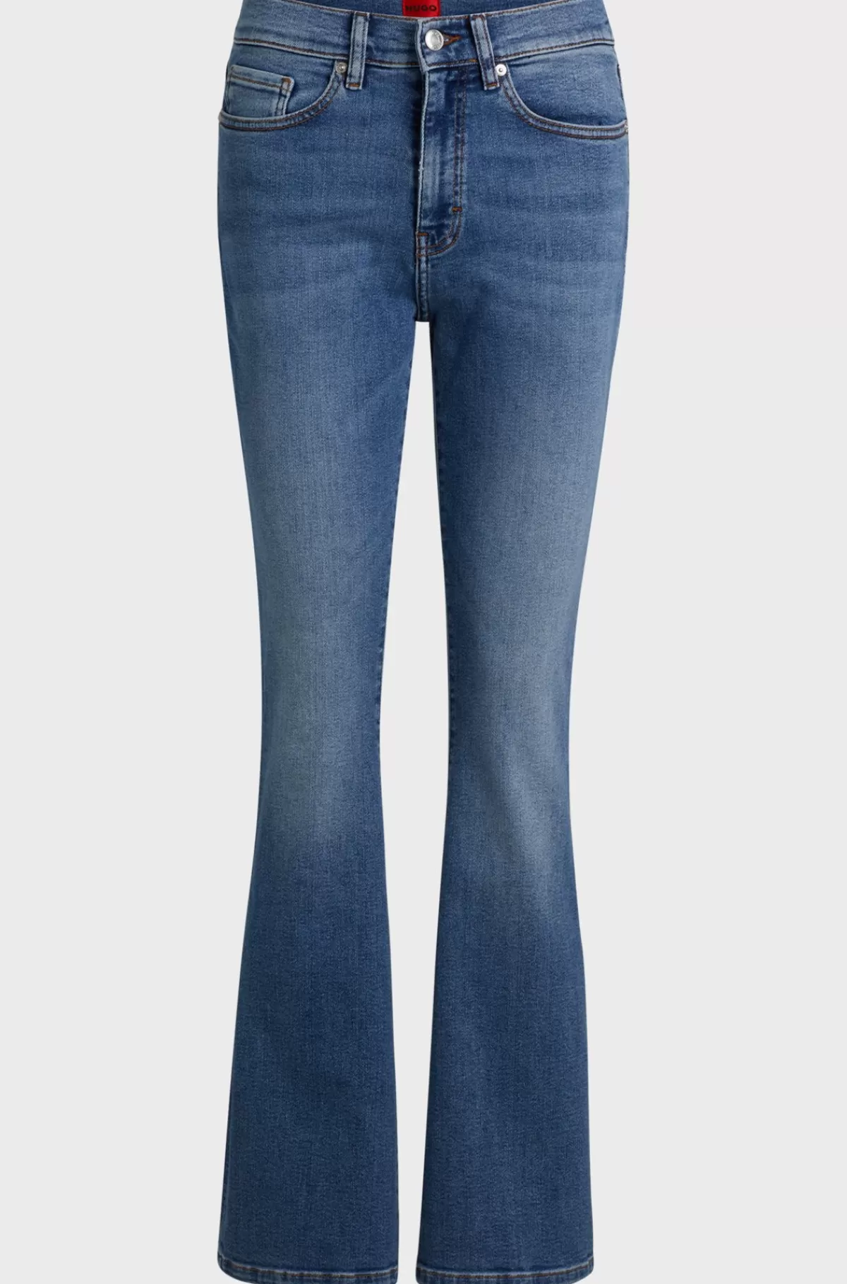 HUGO BOSS Jeans Med Svaj Og Skinny Fit I Denim Med Ekstra Stræk Blå Online