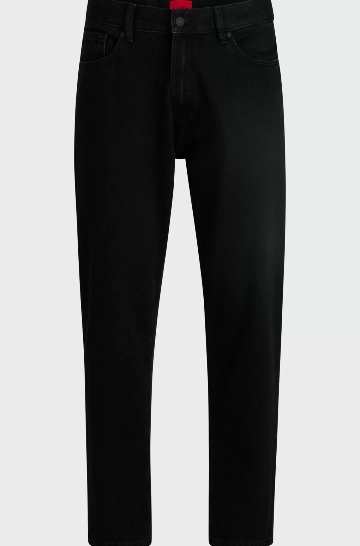 HUGO BOSS Jeans Med Tapered Fit I Denim Sort Clearance