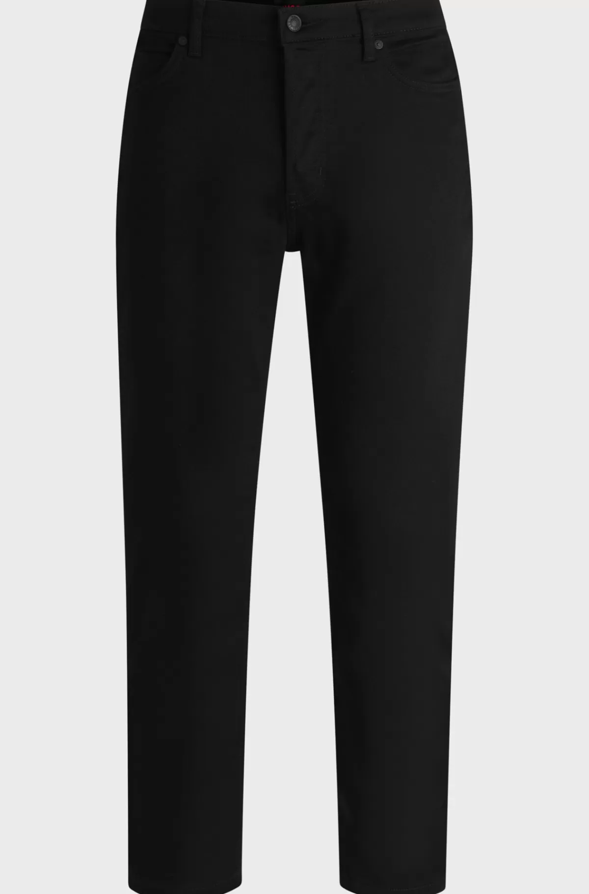 HUGO BOSS Jeans Med Tapered Fit I Ultra Denim Med Stræk Sort Outlet
