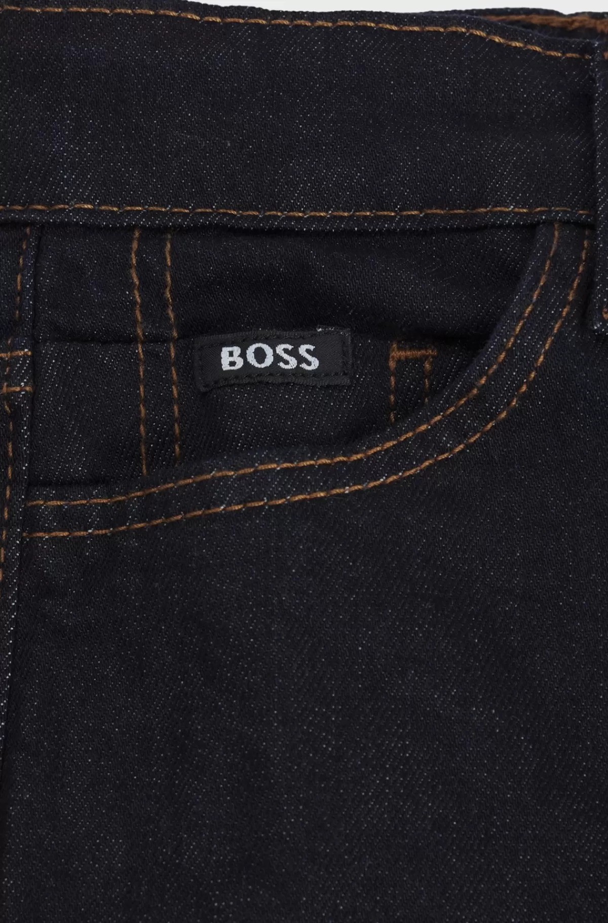 HUGO BOSS Jeans Til Børn Med Regular Fit Og Nitte Med Dobbelt B-monogram Mørkeblå Clearance