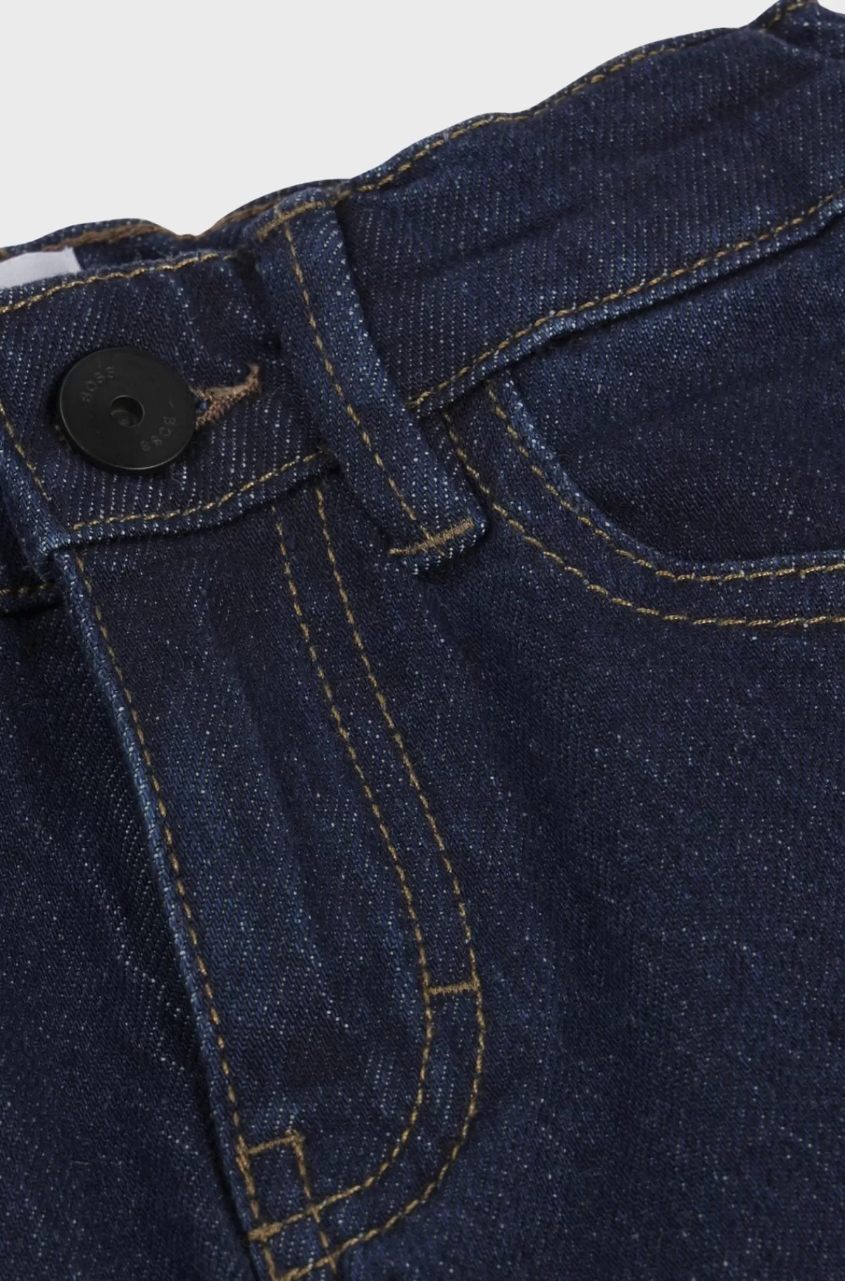 HUGO BOSS Jeans Til Børn Med Slim Fit Og Nitte Med Dobbelt B-monogram Mønstret Store
