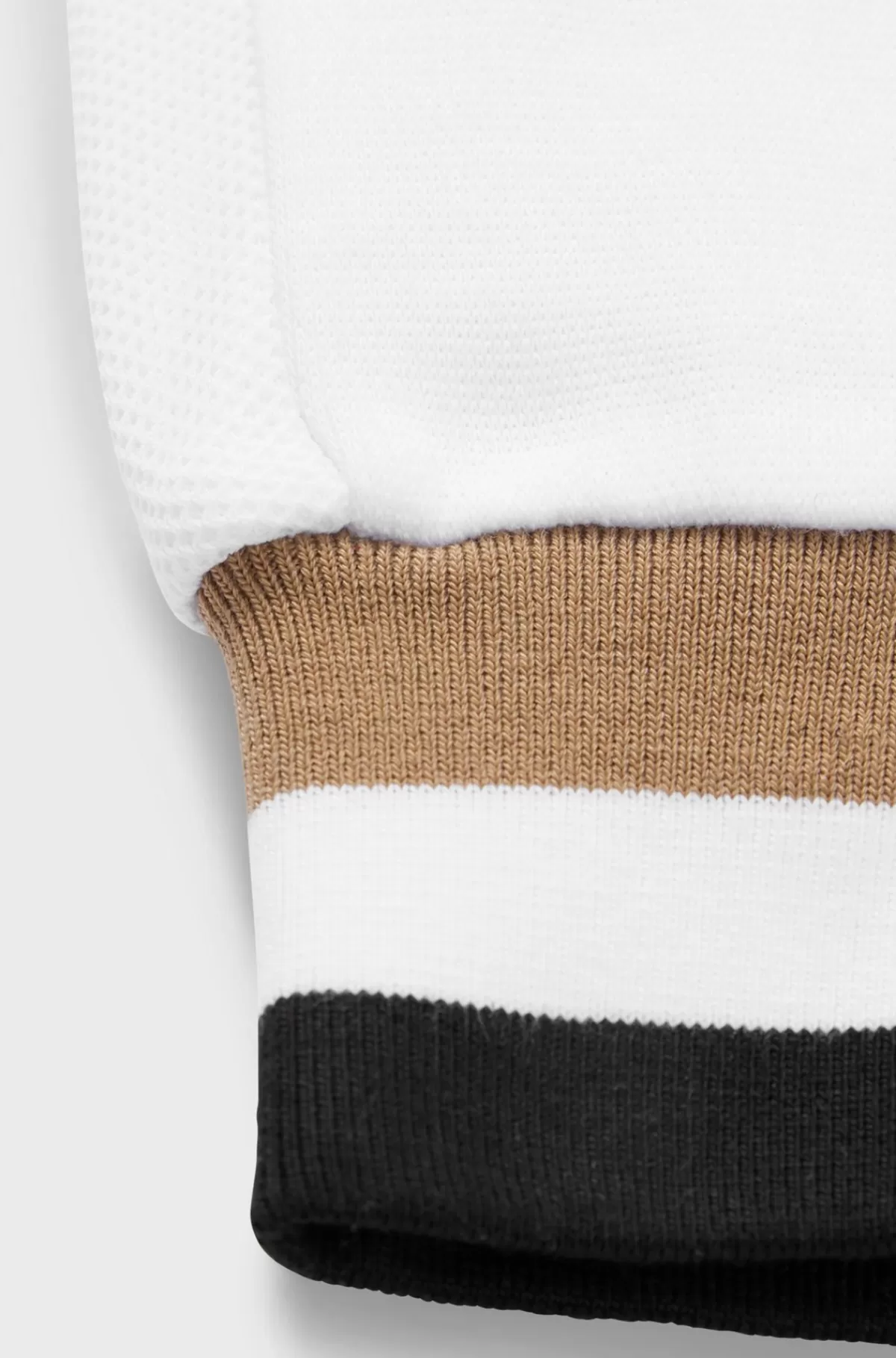 HUGO BOSS Joggingbukser Til Børn I Bomuld Og Med Manchetter Med Signaturstribe Hvid Online