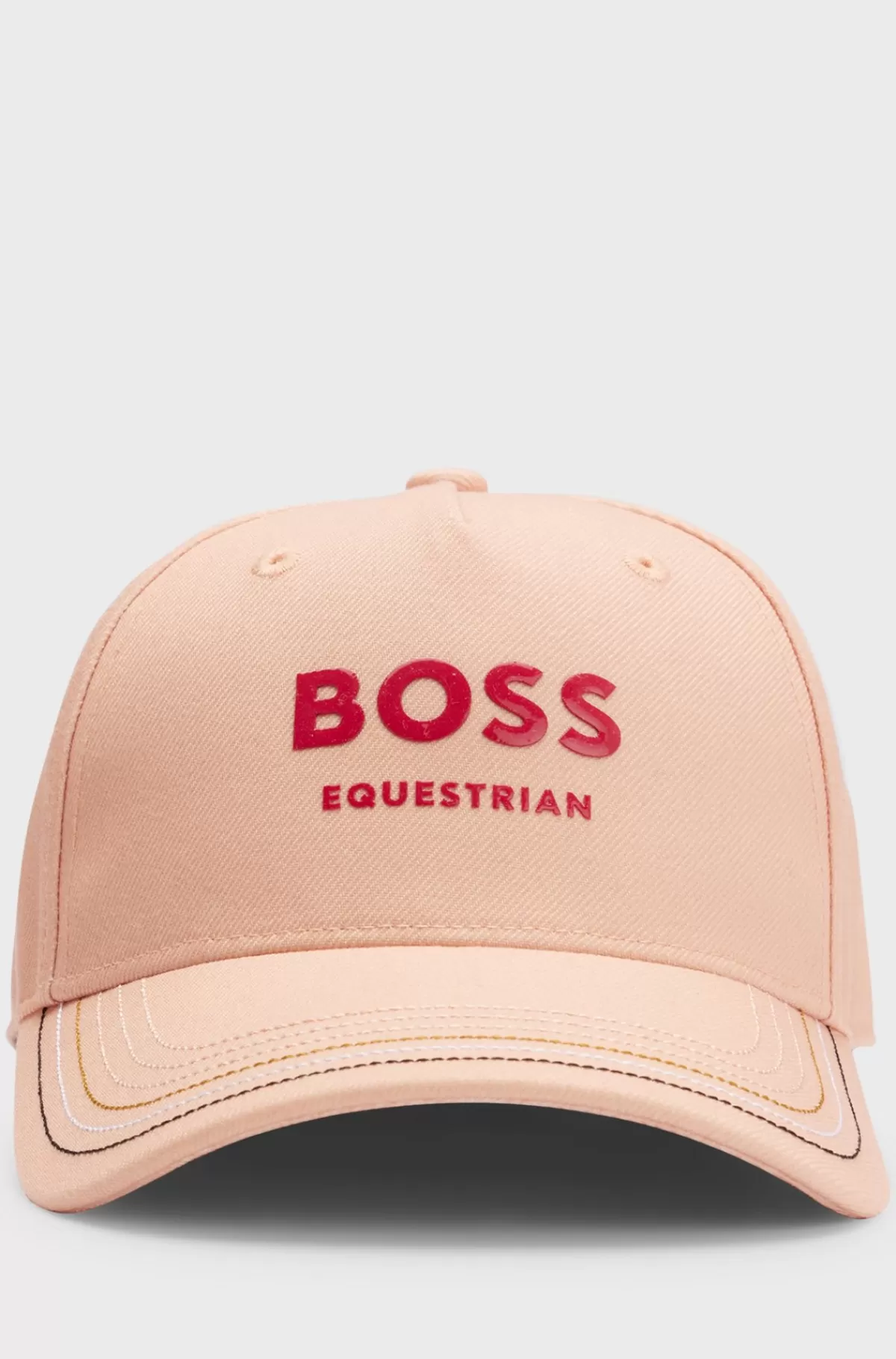 HUGO BOSS Kasket Til Hestesport Med Logo Lys orange Best Sale