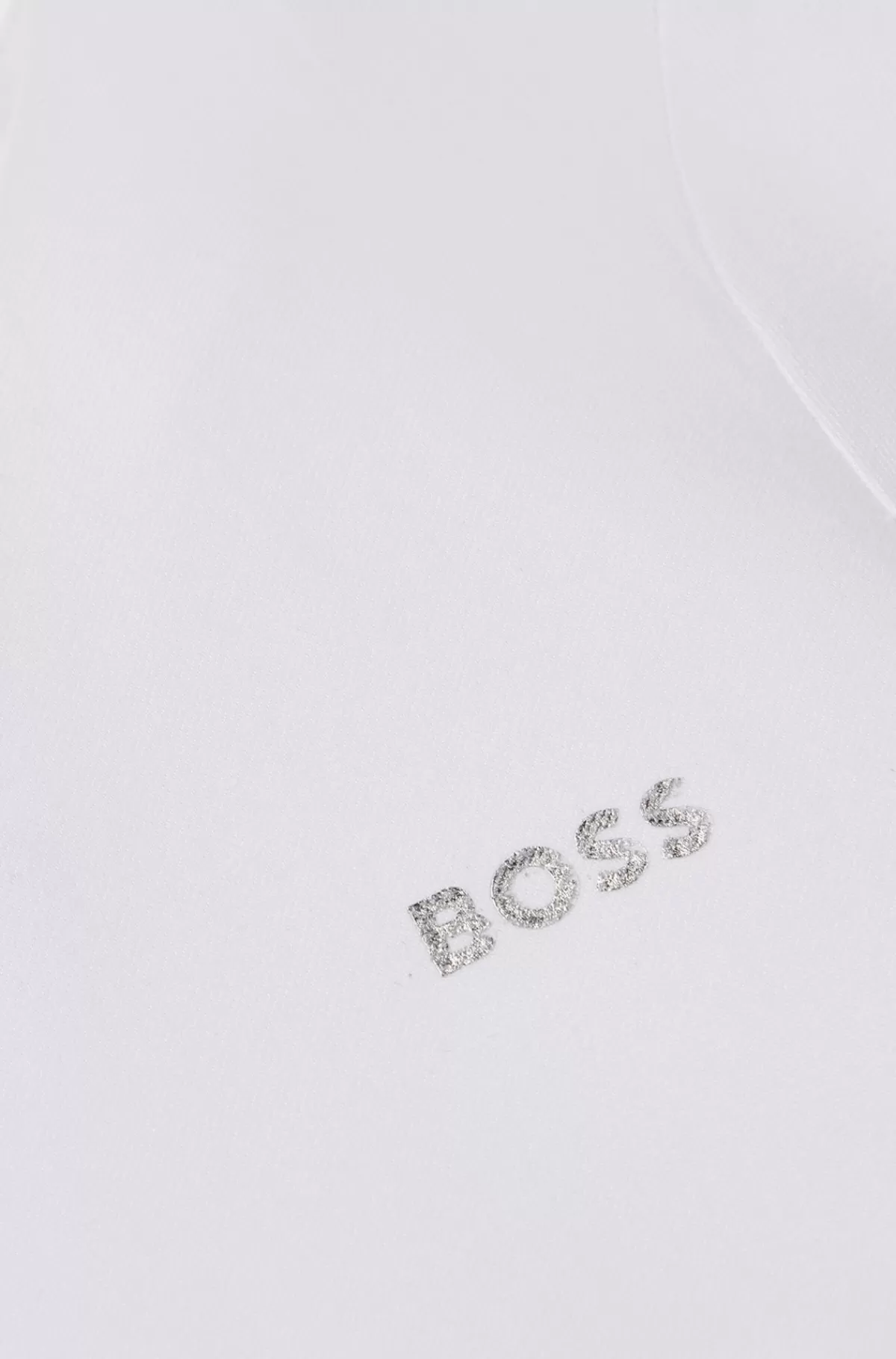HUGO BOSS Kjole Til Børn Med Afkortede ærmer, Signaturstribe Og Logo Hvid Best