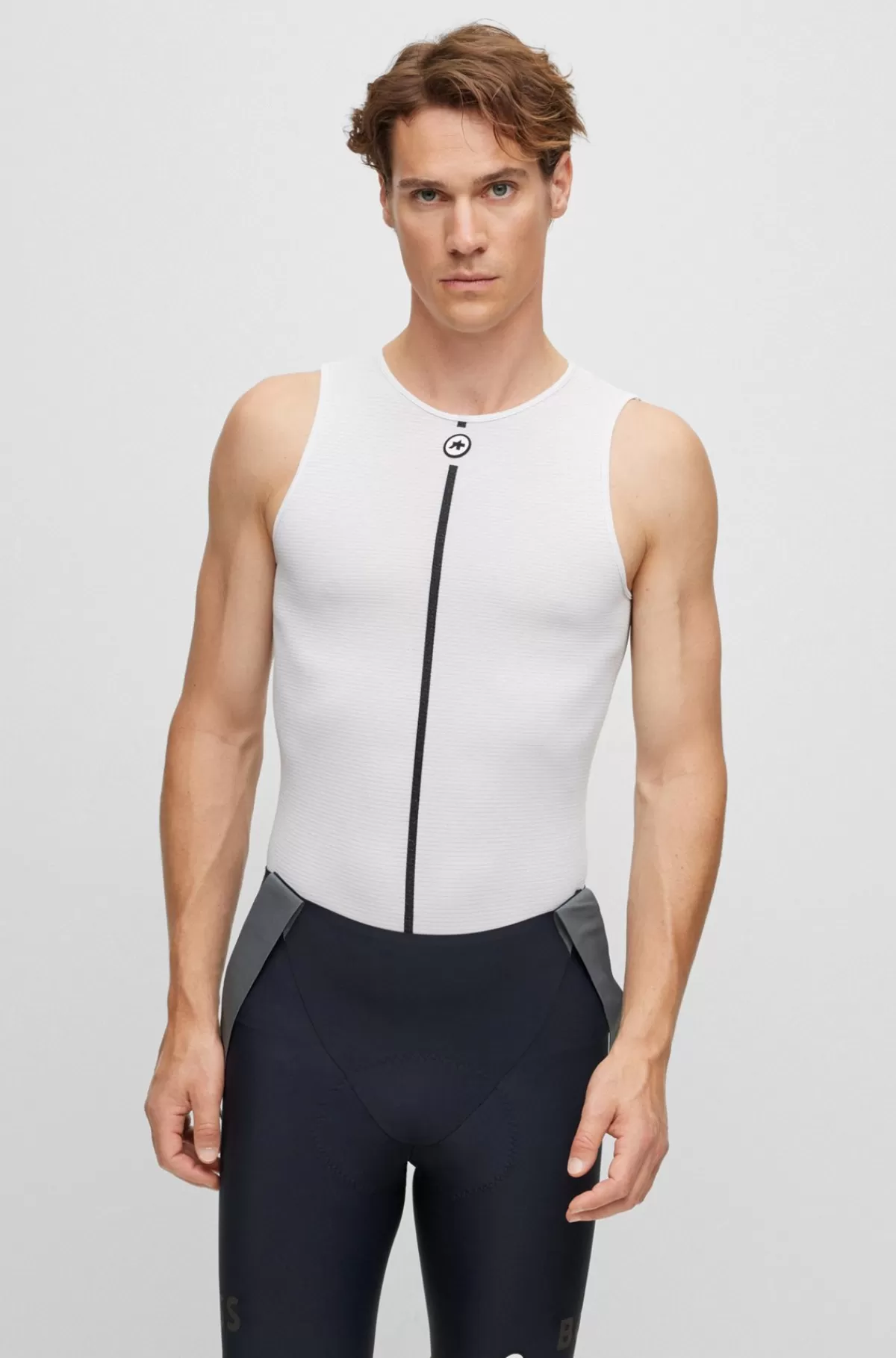 HUGO BOSS Kølende Basislag Uden ærmer Med Branding Fra BOSS X ASSOS Hvid Discount